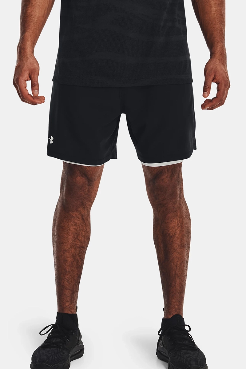 Fitness heren short zwart