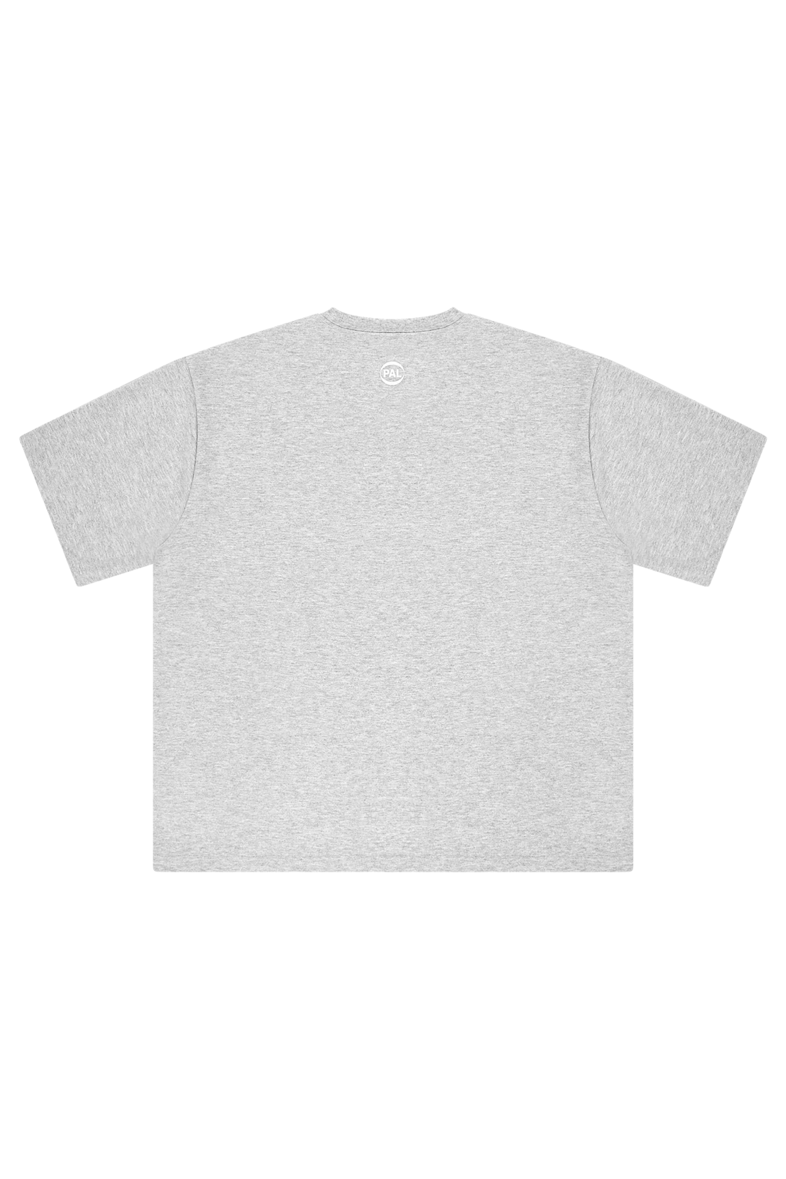 Heren t-shirt kortemouw grijs