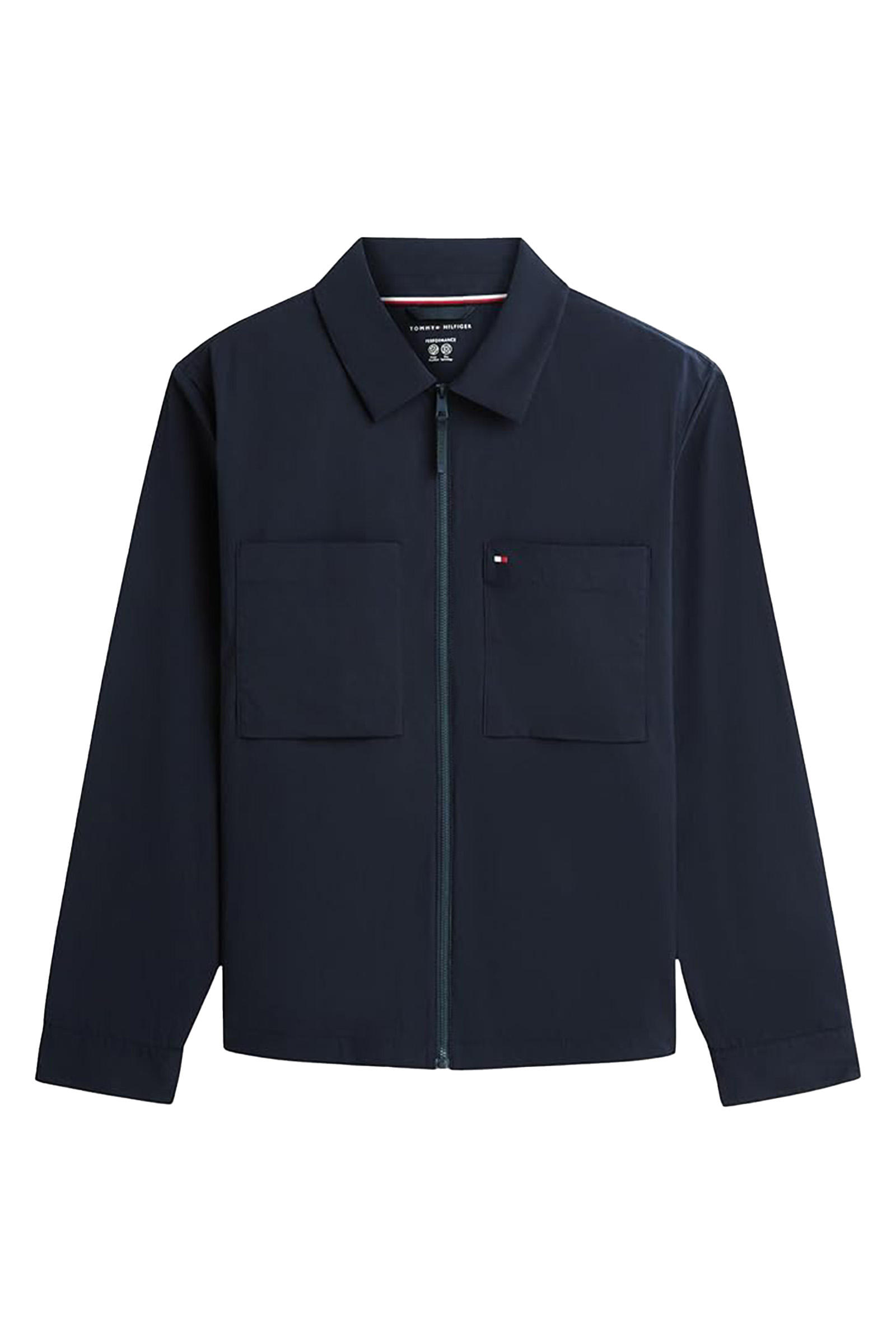 Heren overshirt blauw