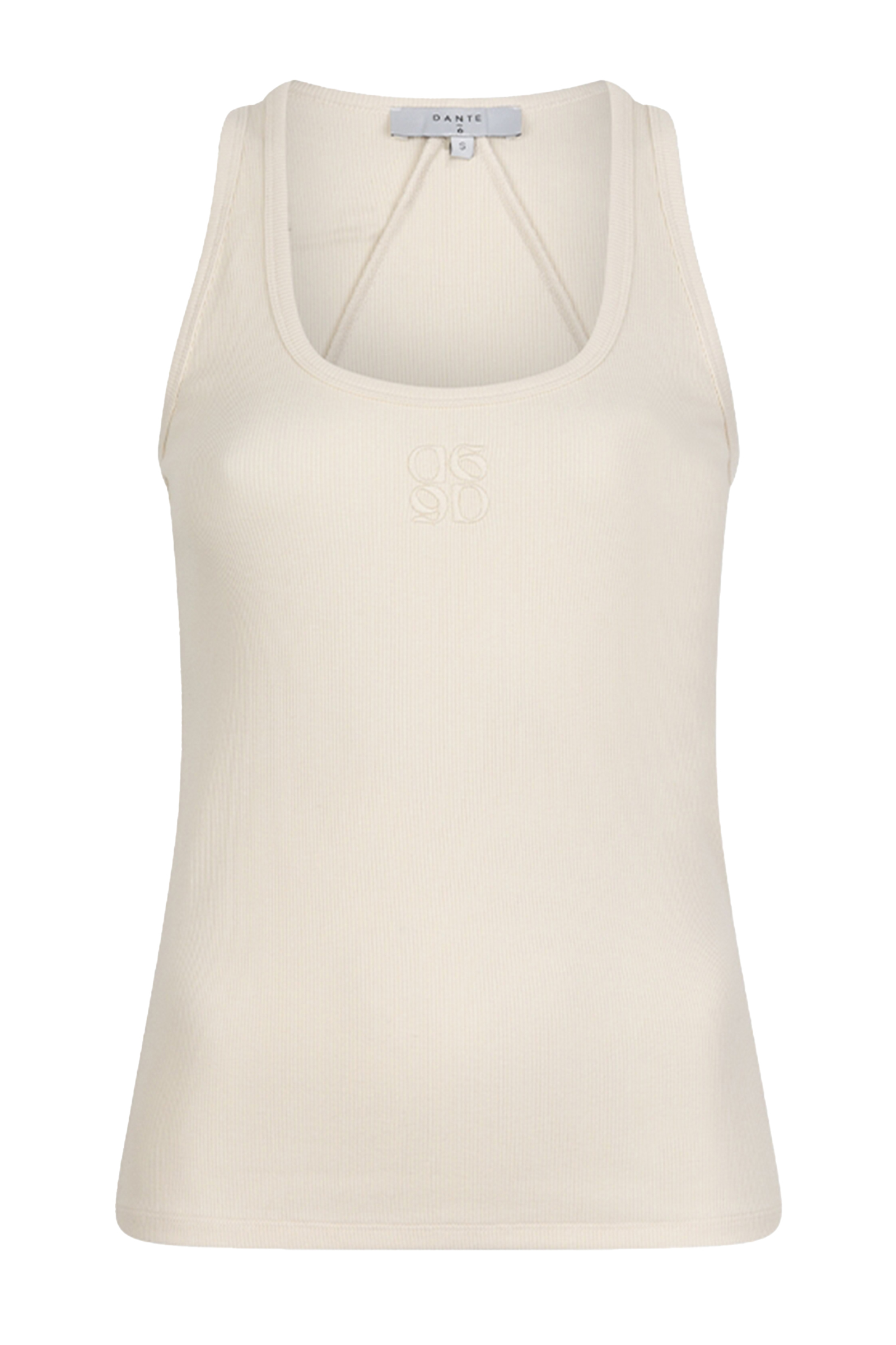Dames top ecru