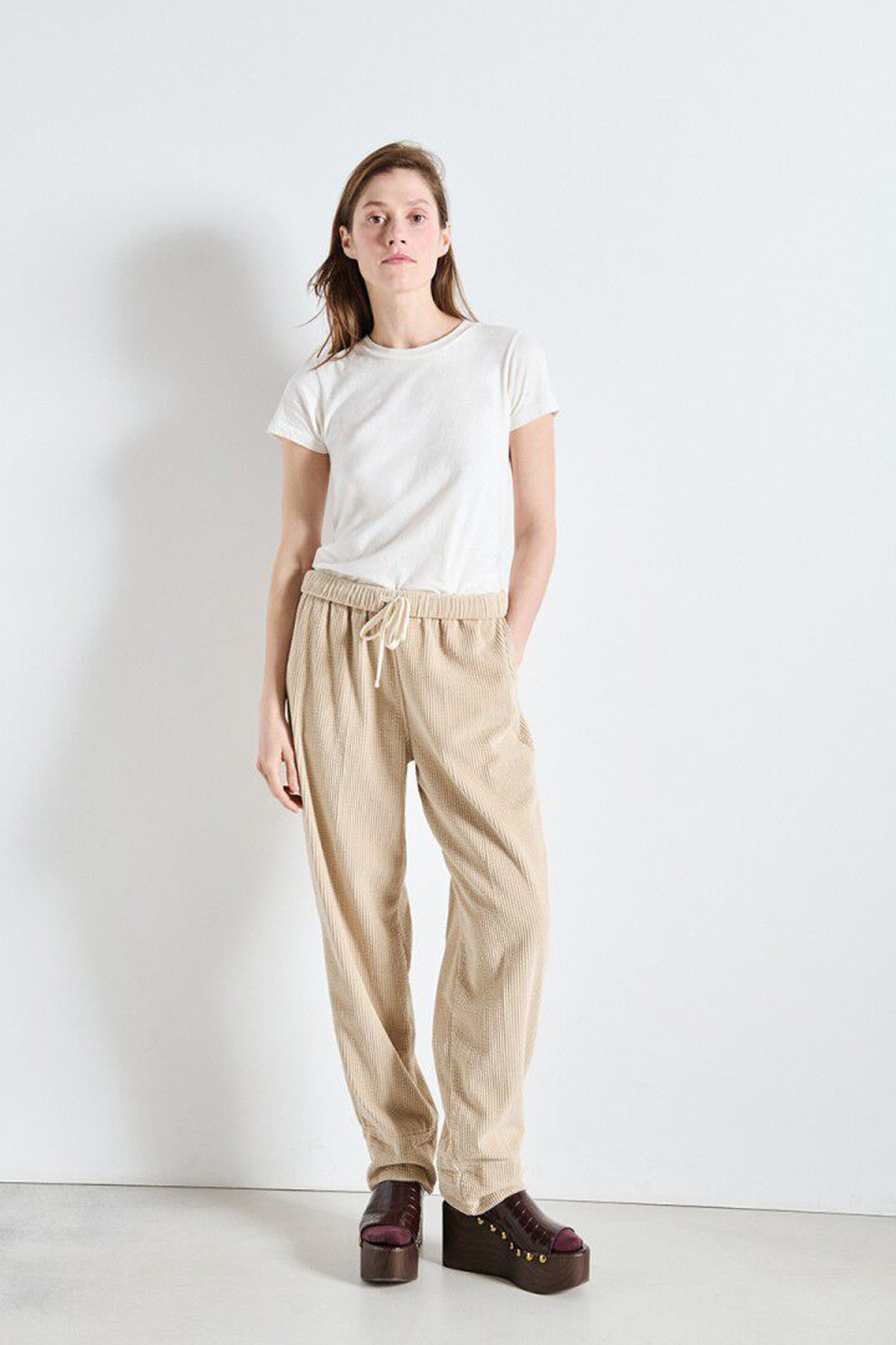 Dames t-shirt korte mouw wit