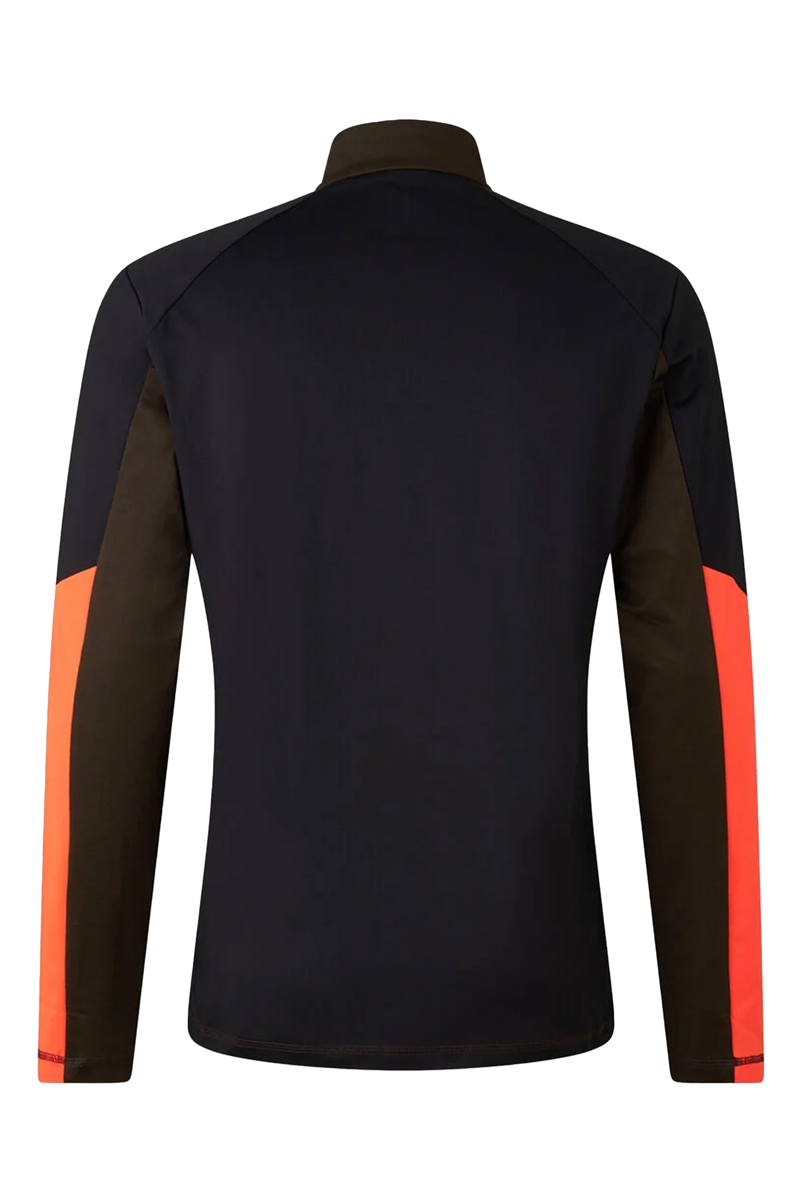 Wintersport heren pully+rits bruin