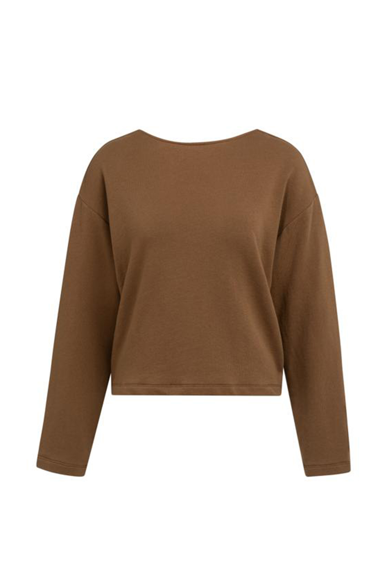 Dames sweater bruin