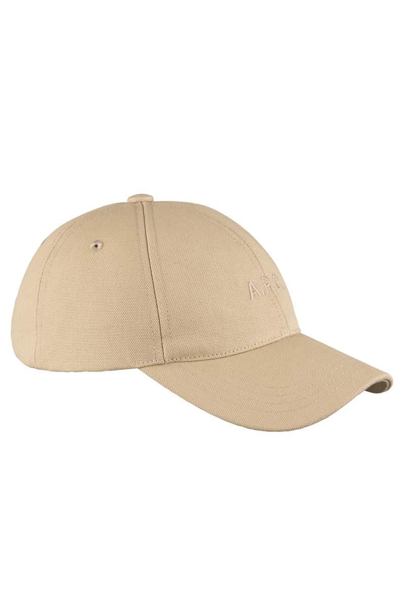 A.P.C. CASQUETTE CHARLIE bruin/beige-1 1