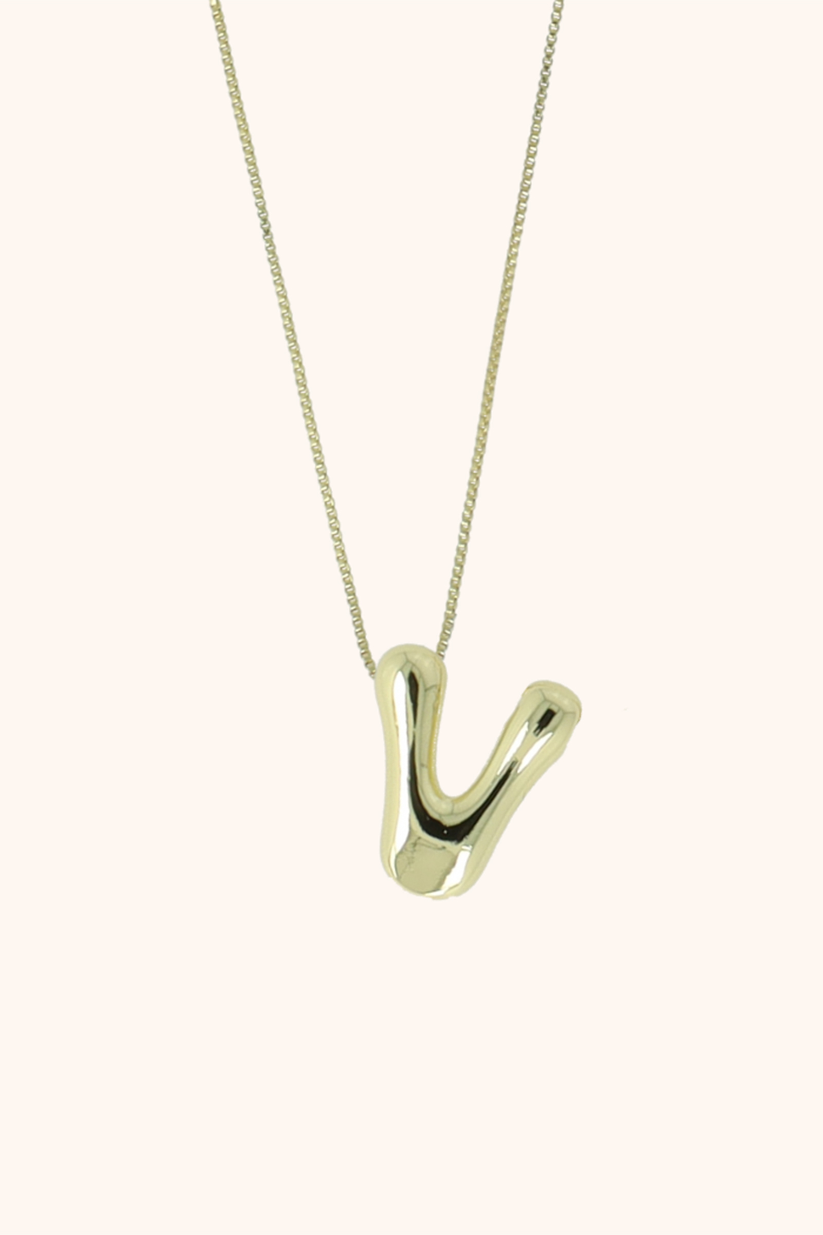 Lott Gioielli Cartoon Letter V Goud-1 2