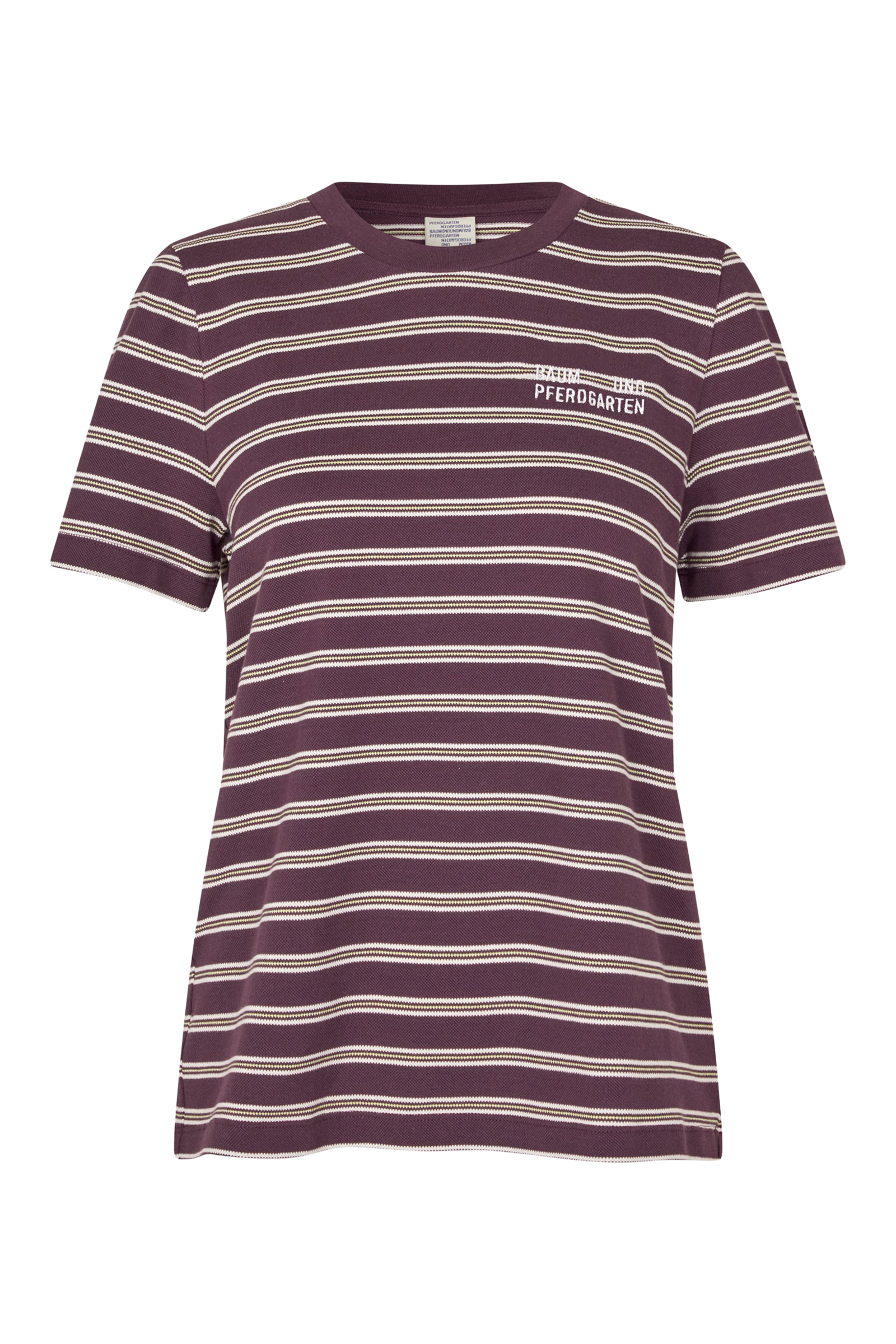 Dames t-shirt korte mouw paars