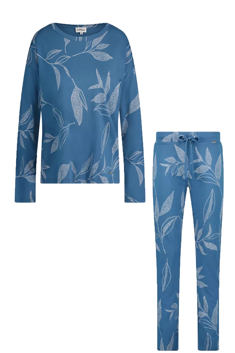 Cyell Nachtmode dames pyjama Blauw-1 1