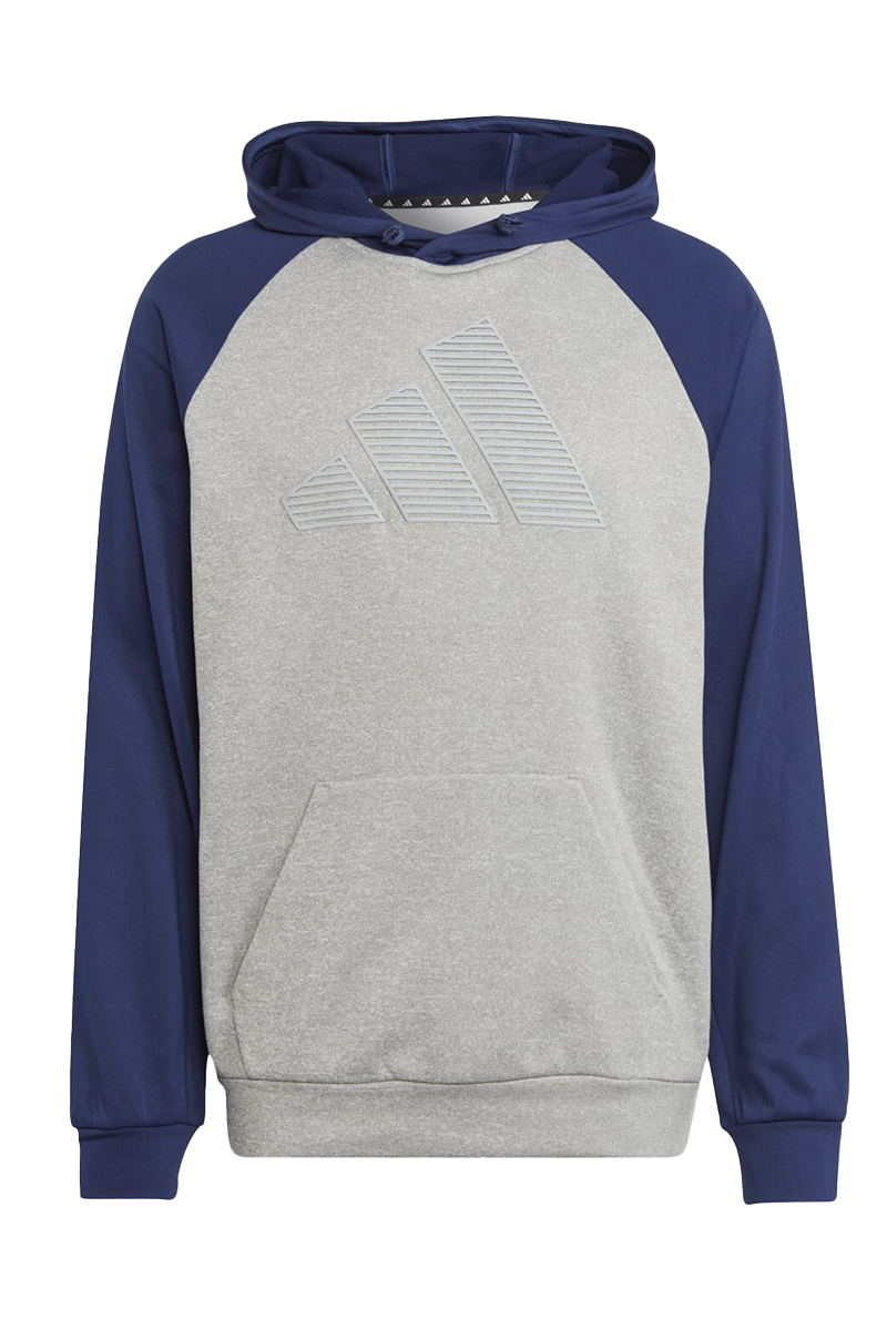 Fitness heren hoodie grijs