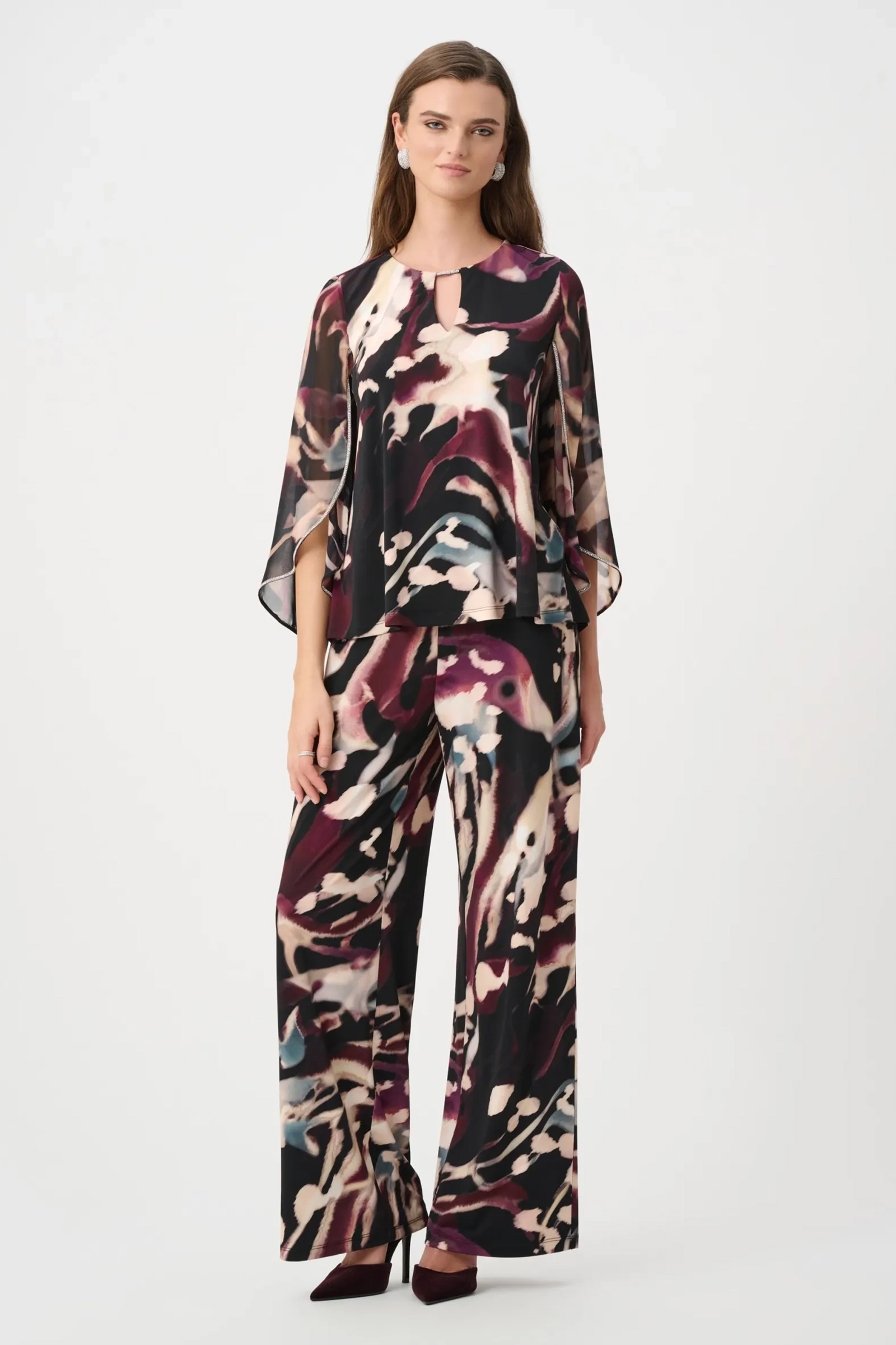 Dames blouse lange mouw zwart