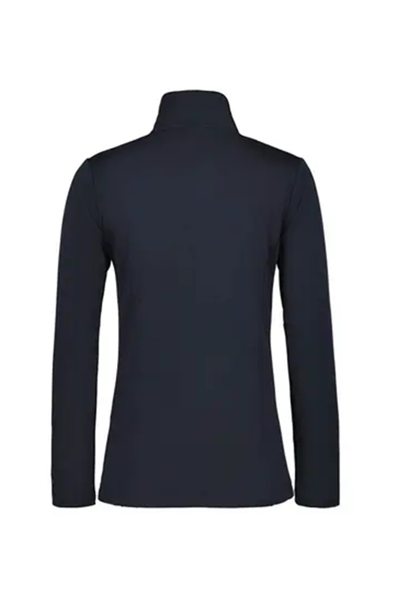 Wintersport dames pully+rits blauw