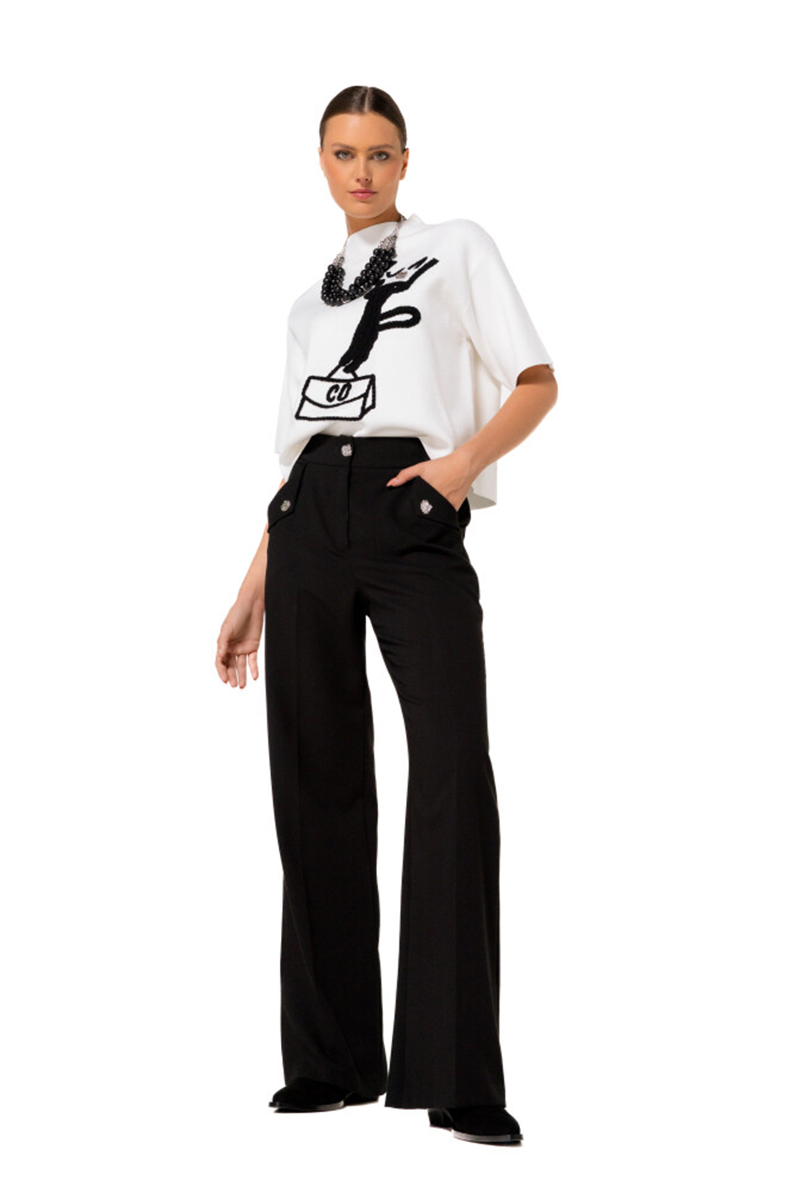 Dames broek zwart