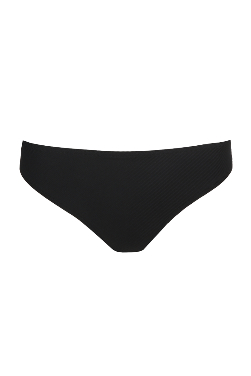 Bad/beach dames bikini slip zwart