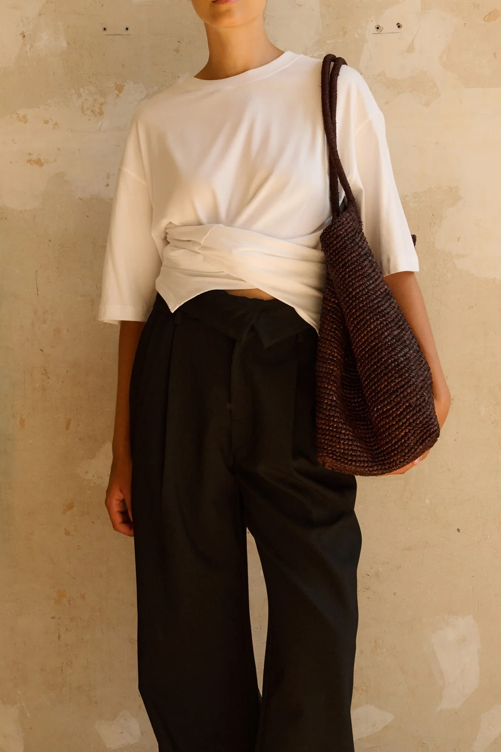 Dames t-shirt korte mouw ecru