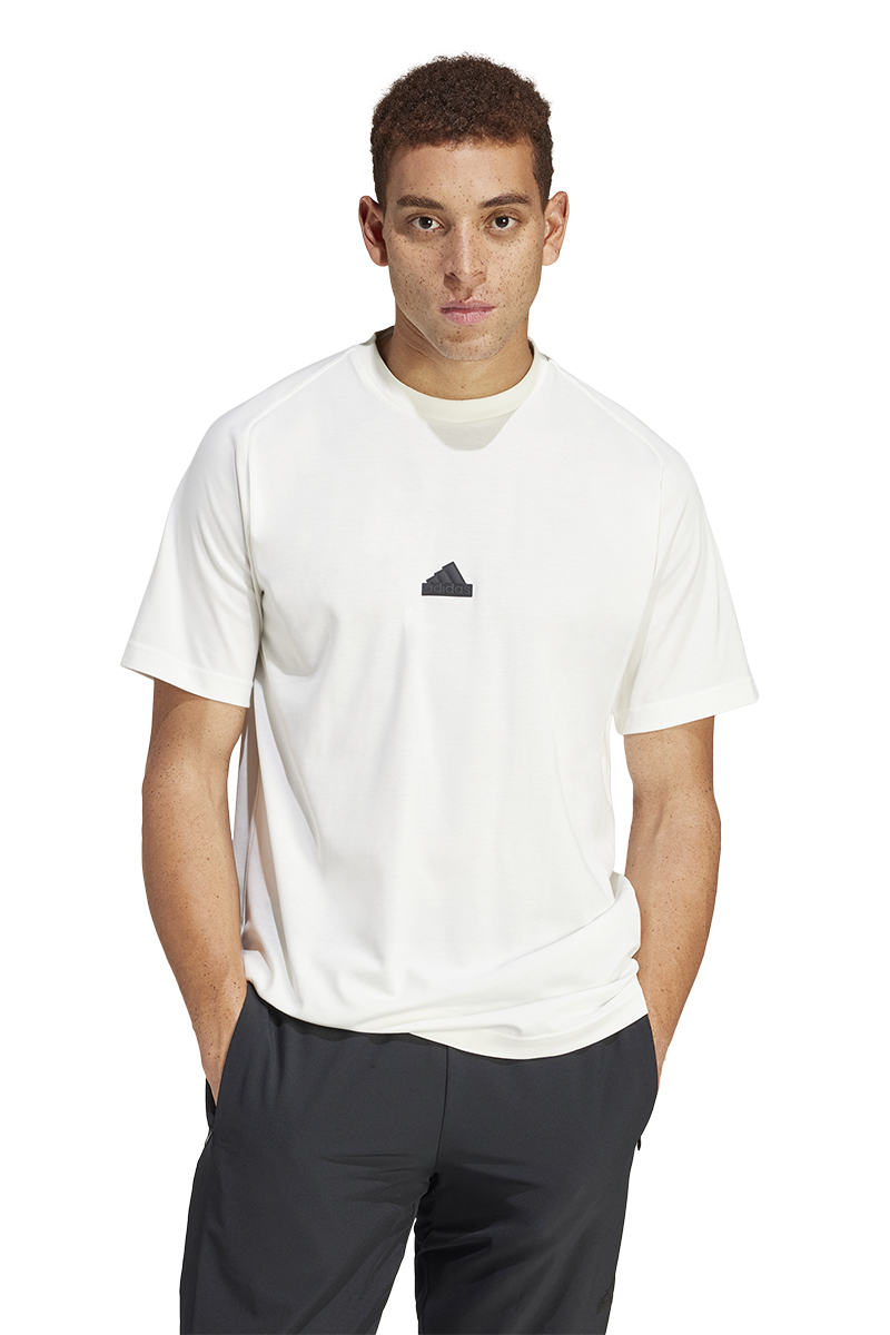 Casual heren t-shirt km wit