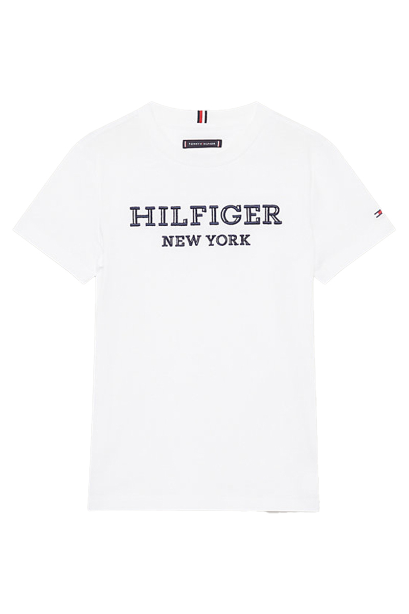 Tommy Hilfiger New monotype tee Wit-1 1