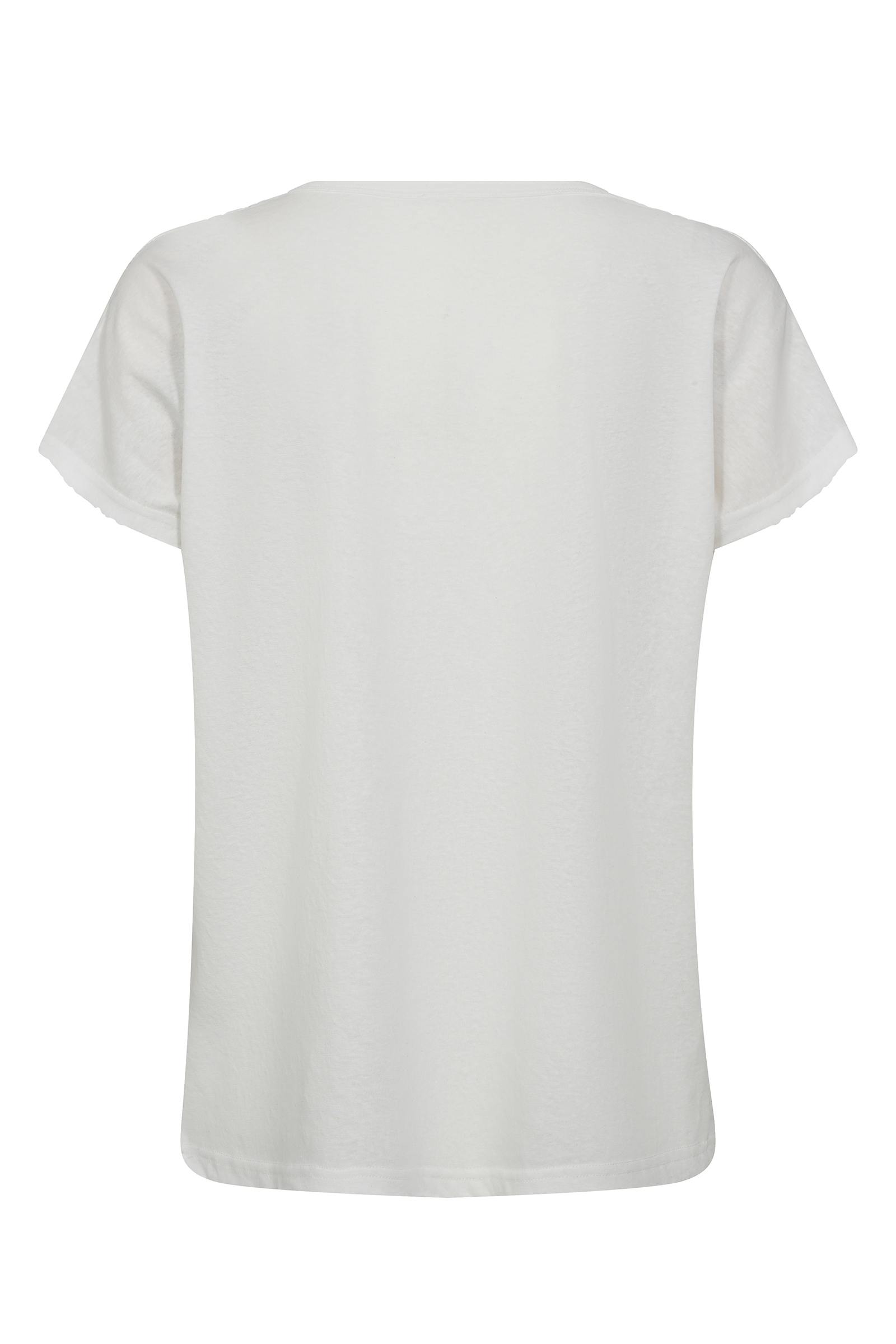 Dames t-shirt korte mouw wit