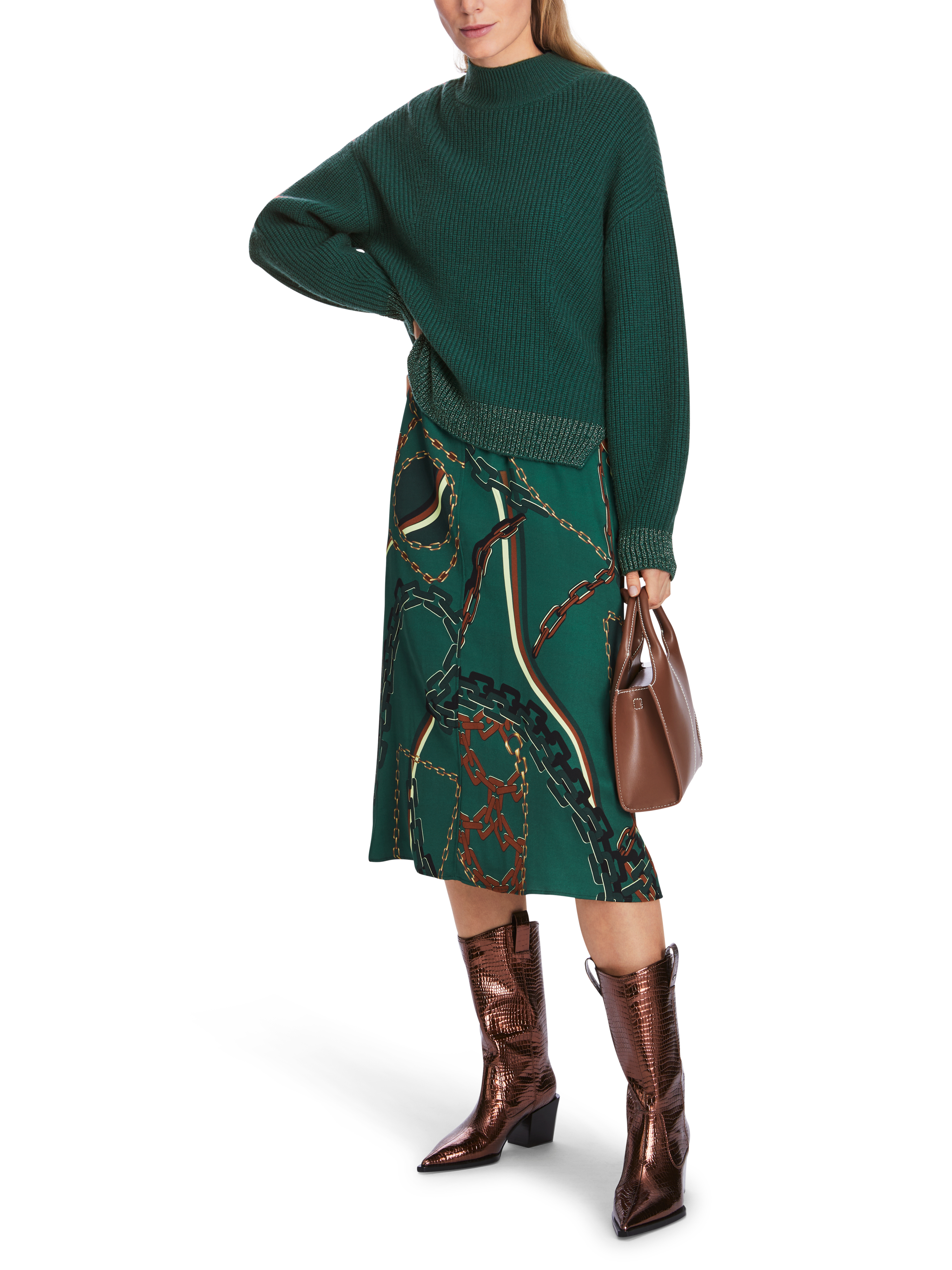 Dames twinset groen