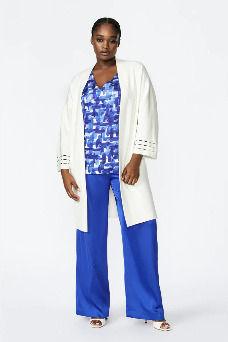 Dames blazer wit