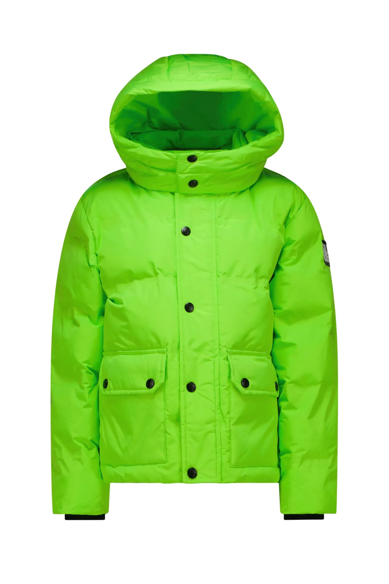 Wintersport jongens jack groen
