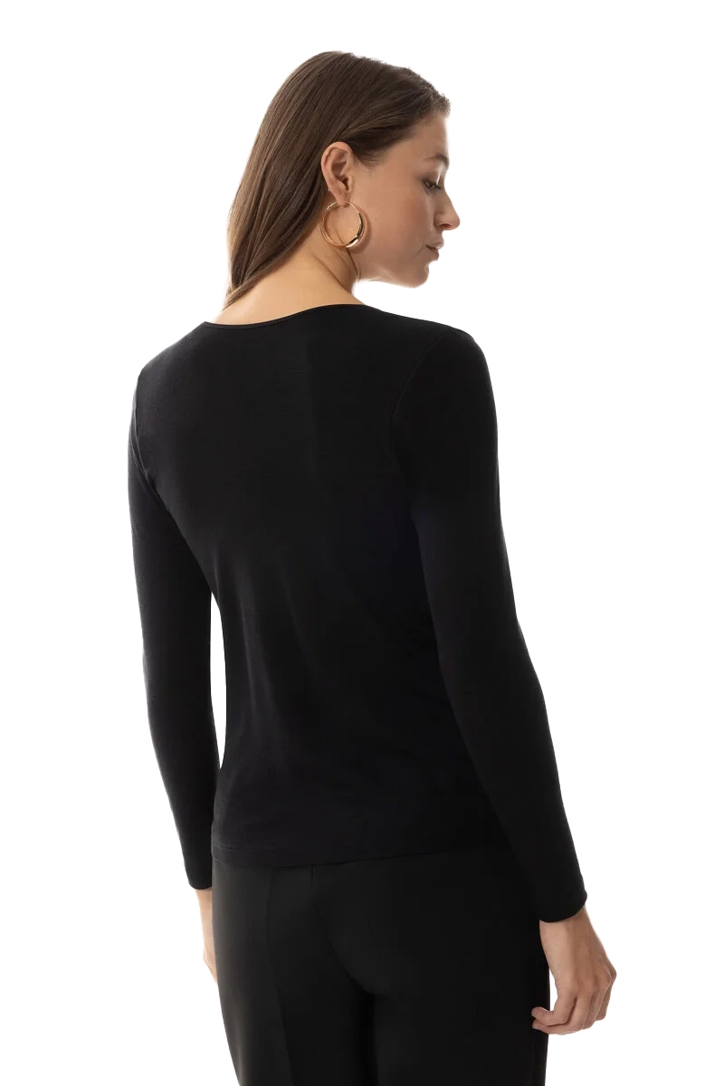 Lingerie dames t shirt lm zwart