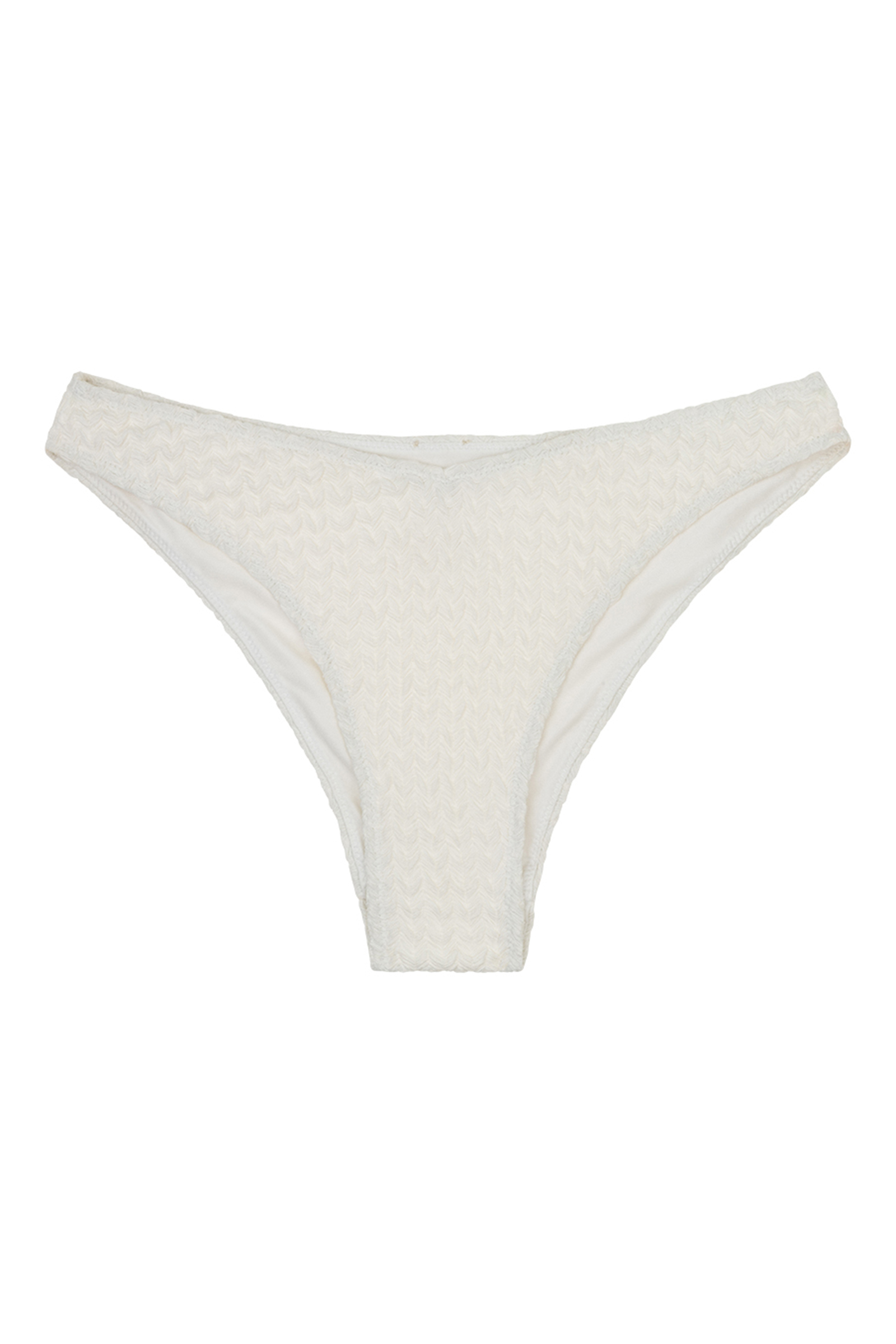 Bad/beach dames bikini slip ecru