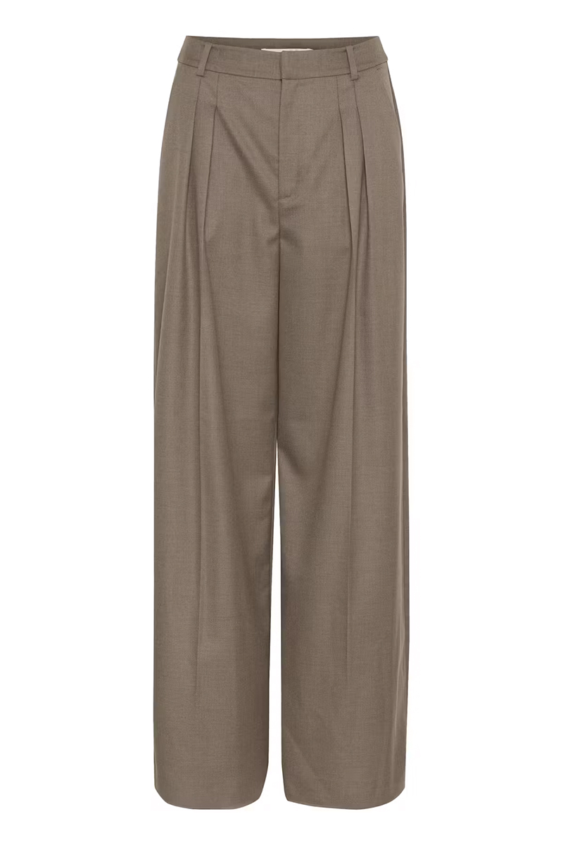 Dames broek bruin