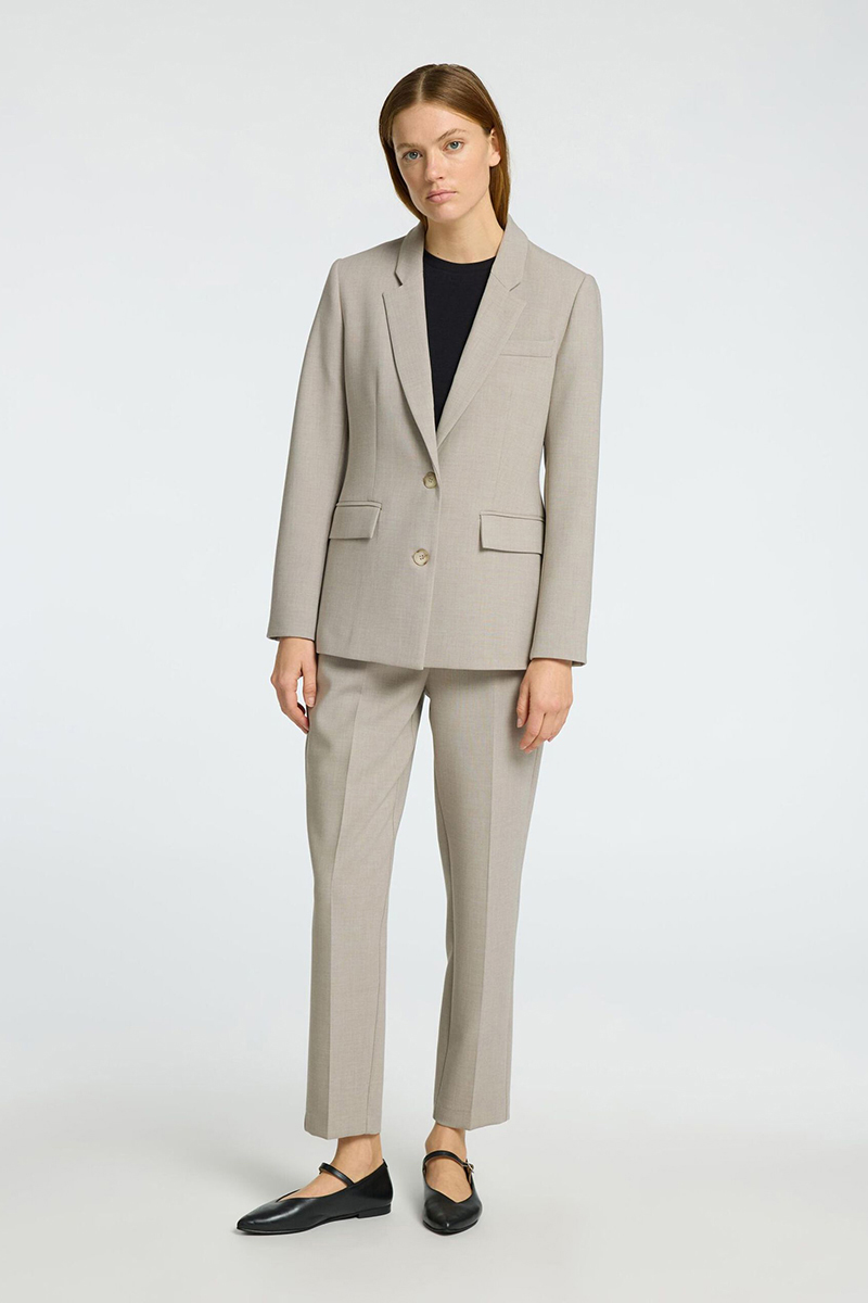 Dames blazer ecru