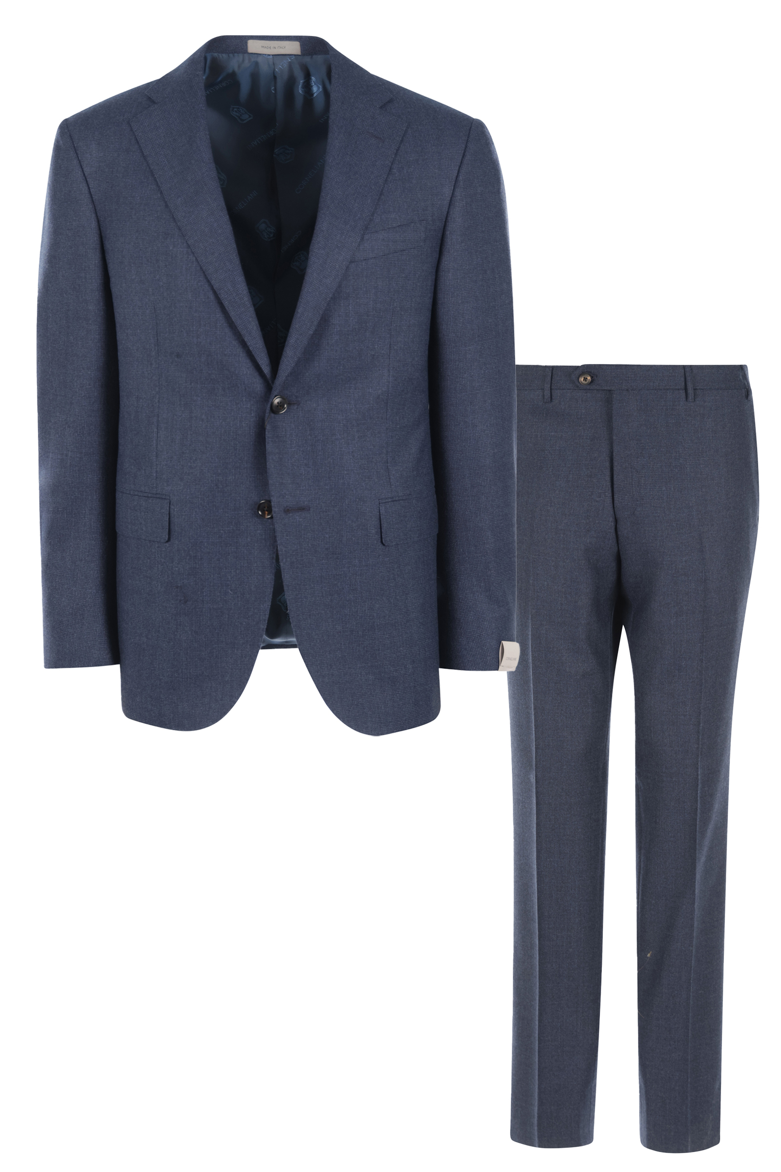 Heren 2-delig kostuum blauw