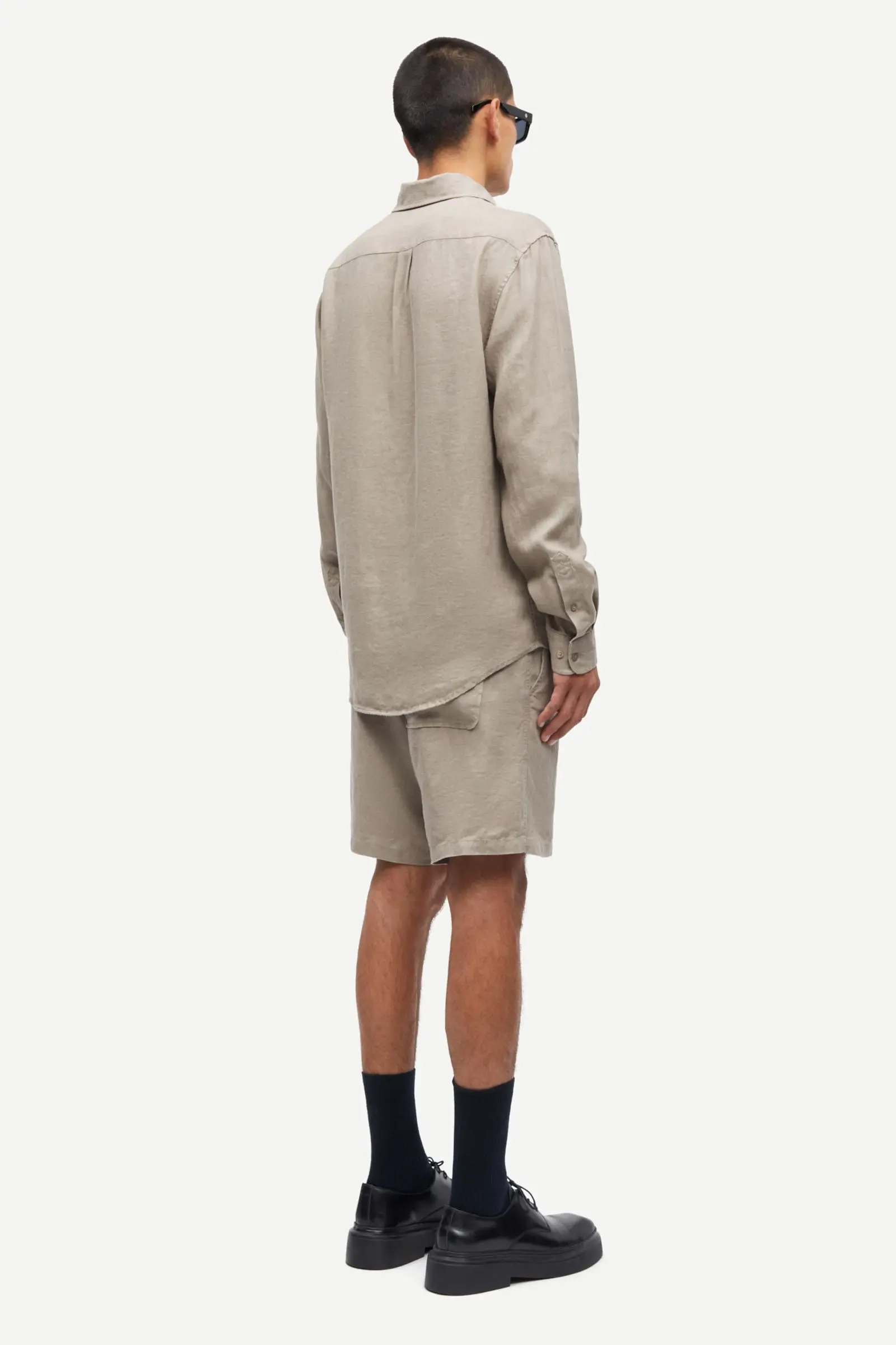 Samsøe Samsøe LIAM SHIRT 14329 bruin/beige-1 3