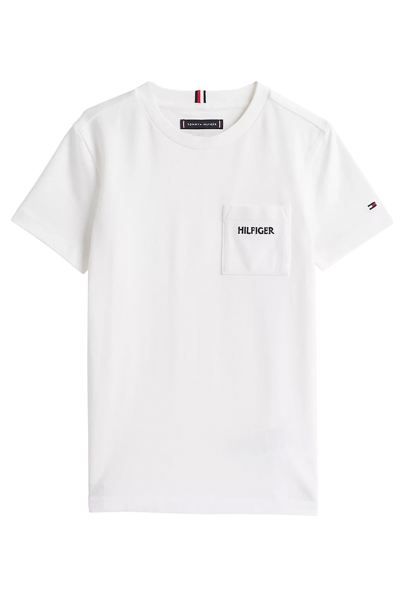 Jongens t-shirt korte mouw wit