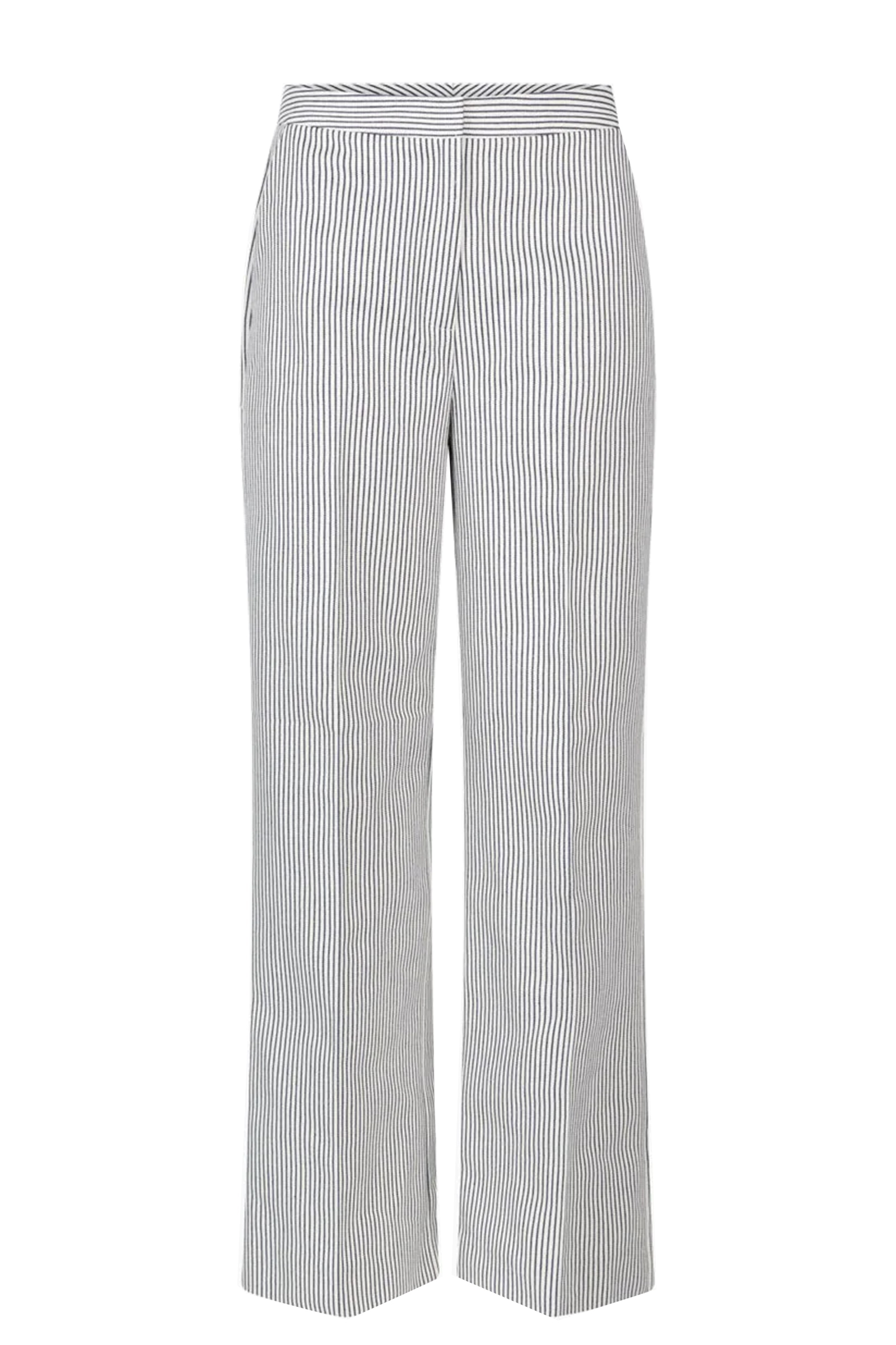 Another Label Moore stripe pants Blauw-1 1