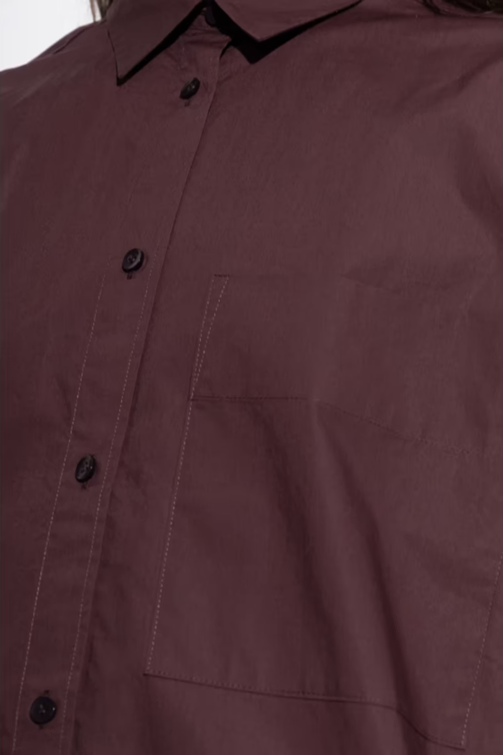 Dames blouse lange mouw paars