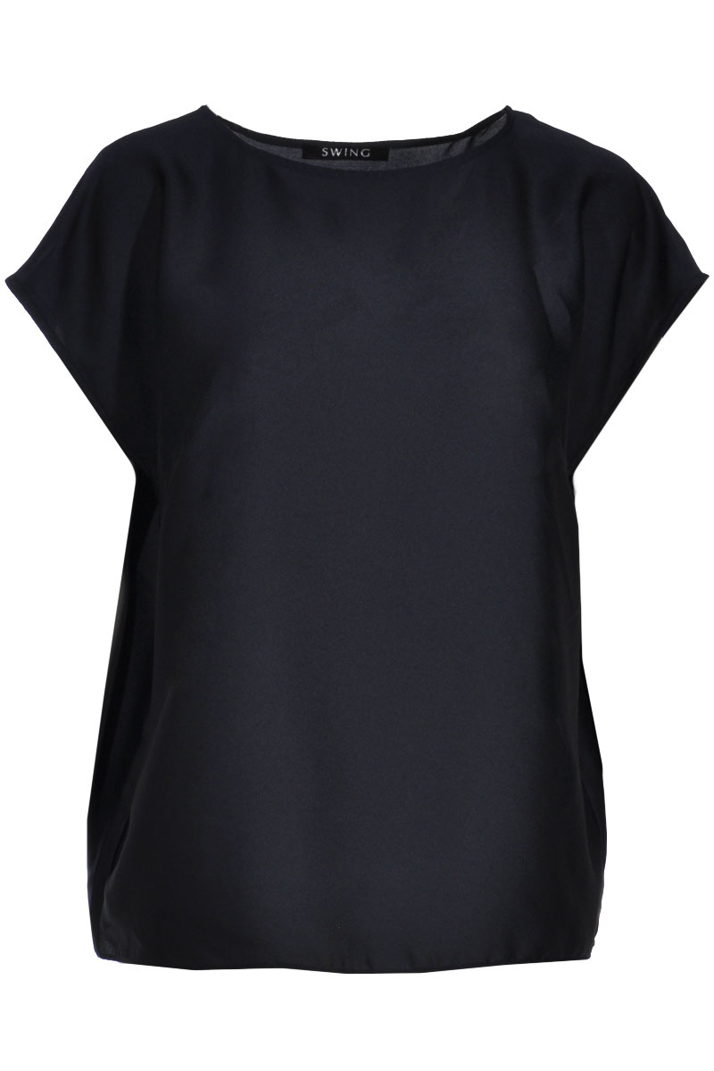 Swing Top aus nachhaltigem Satin Blauw-1 1