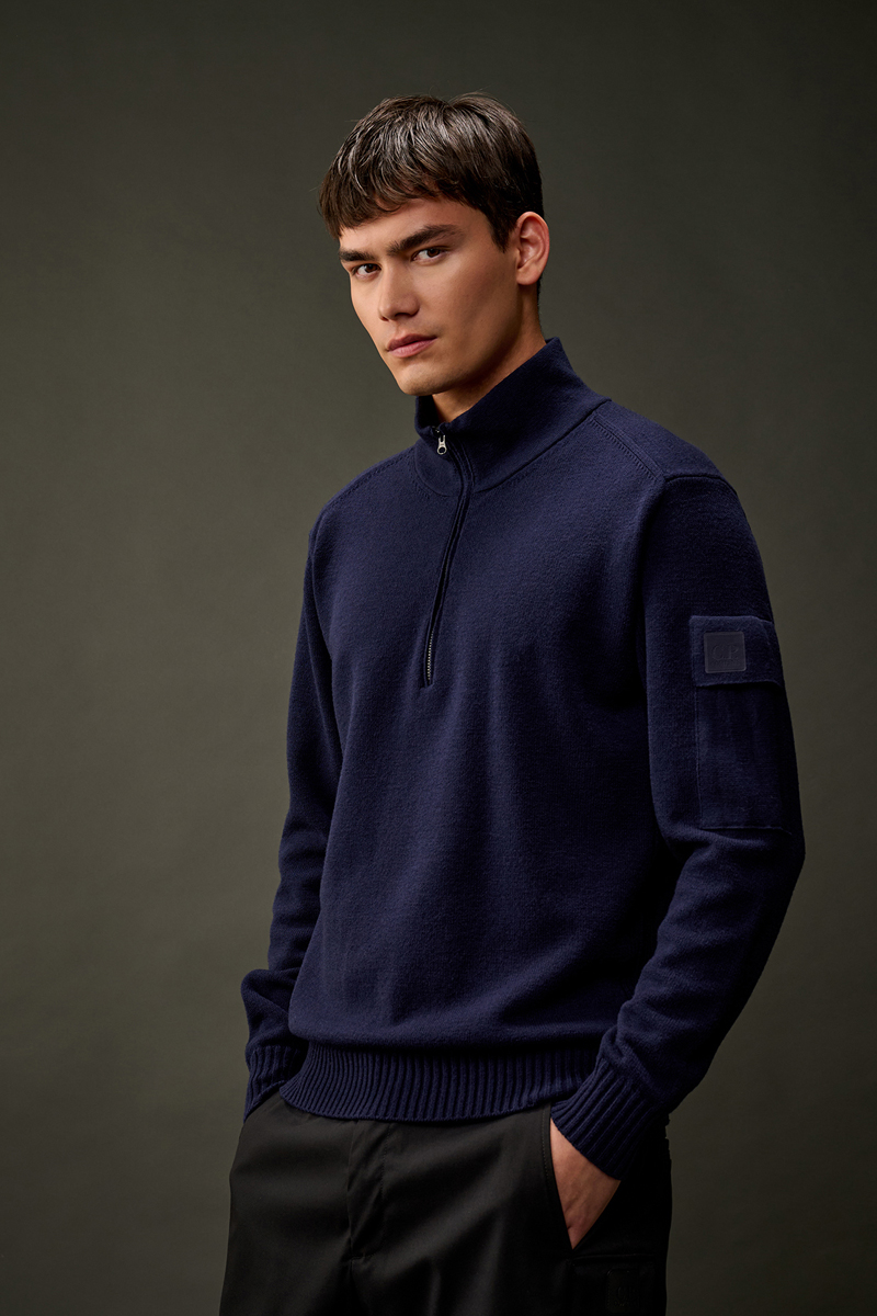 Heren trui blauw