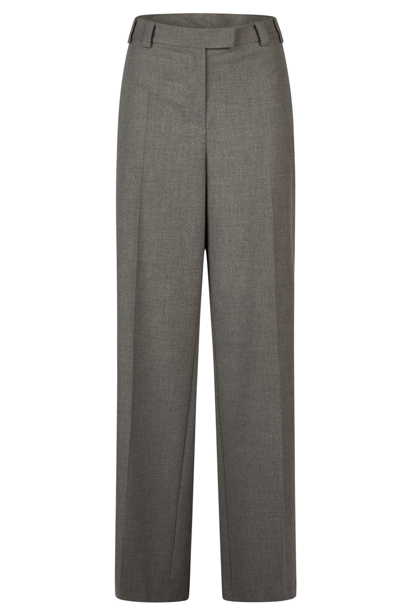 Lecomte Hose Mittelgrau Melange 1