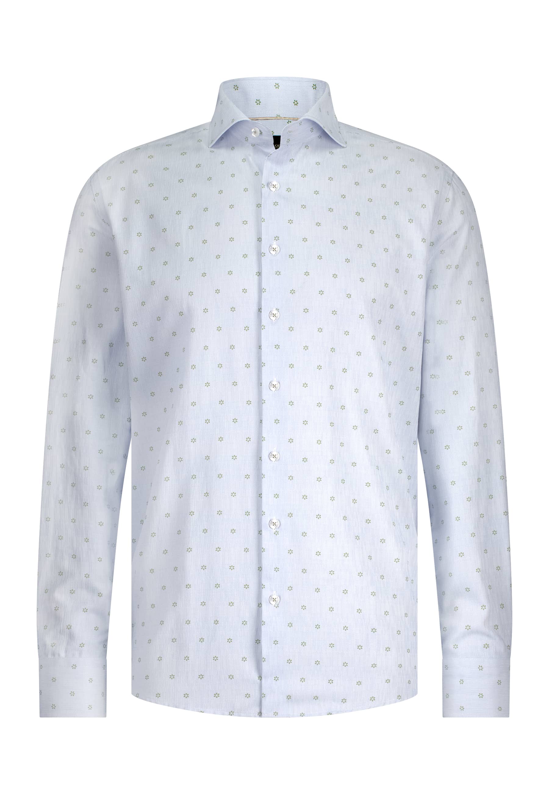 Heren overhemd lm casual blauw