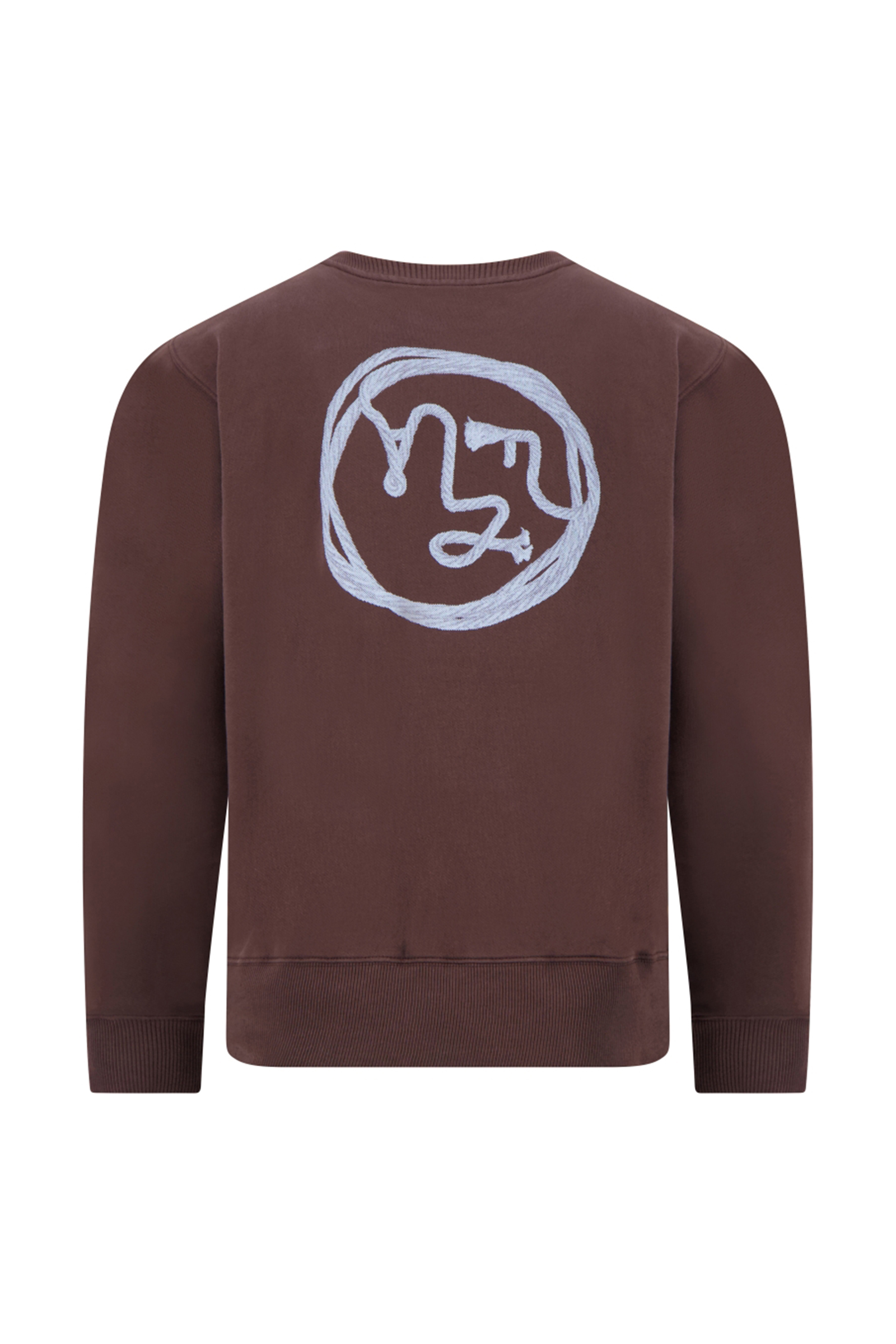 Heren sweater bruin