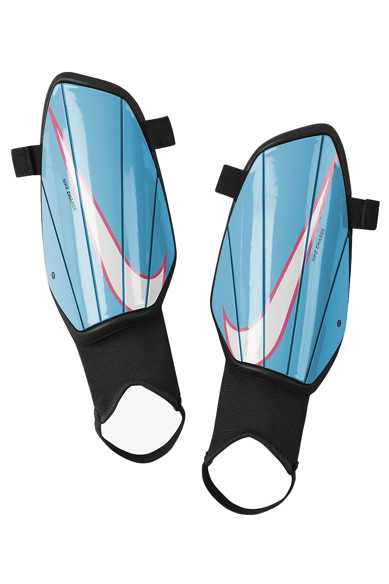 Voetbal scheenbeschermer sr blauw