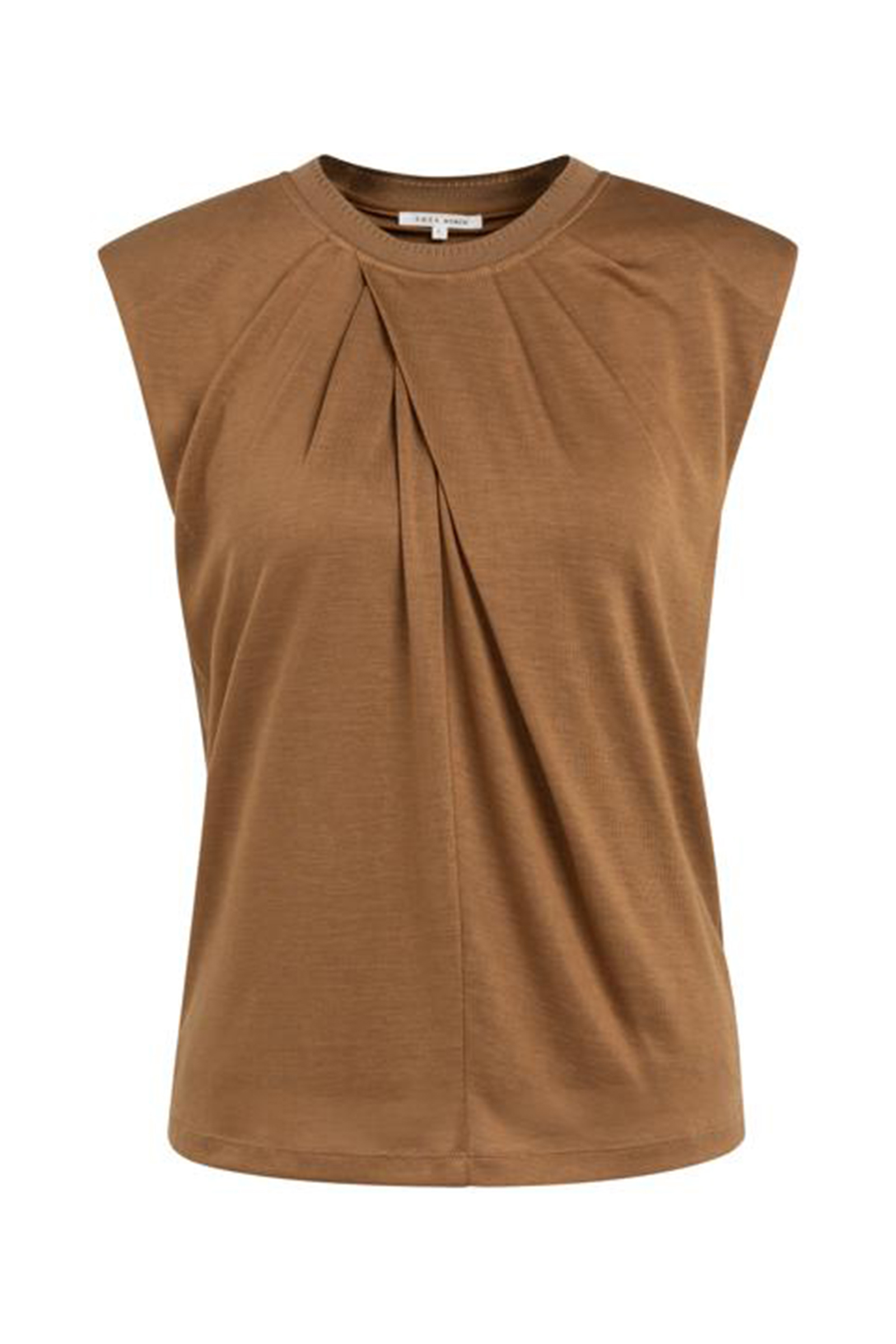 Dames top bruin