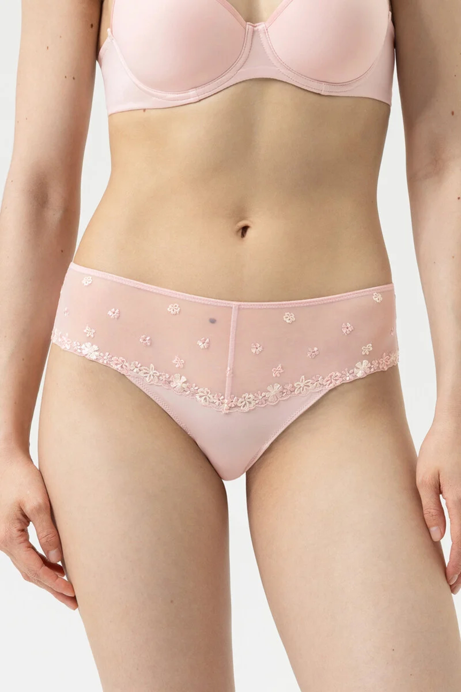 Lingerie dames hipster rose