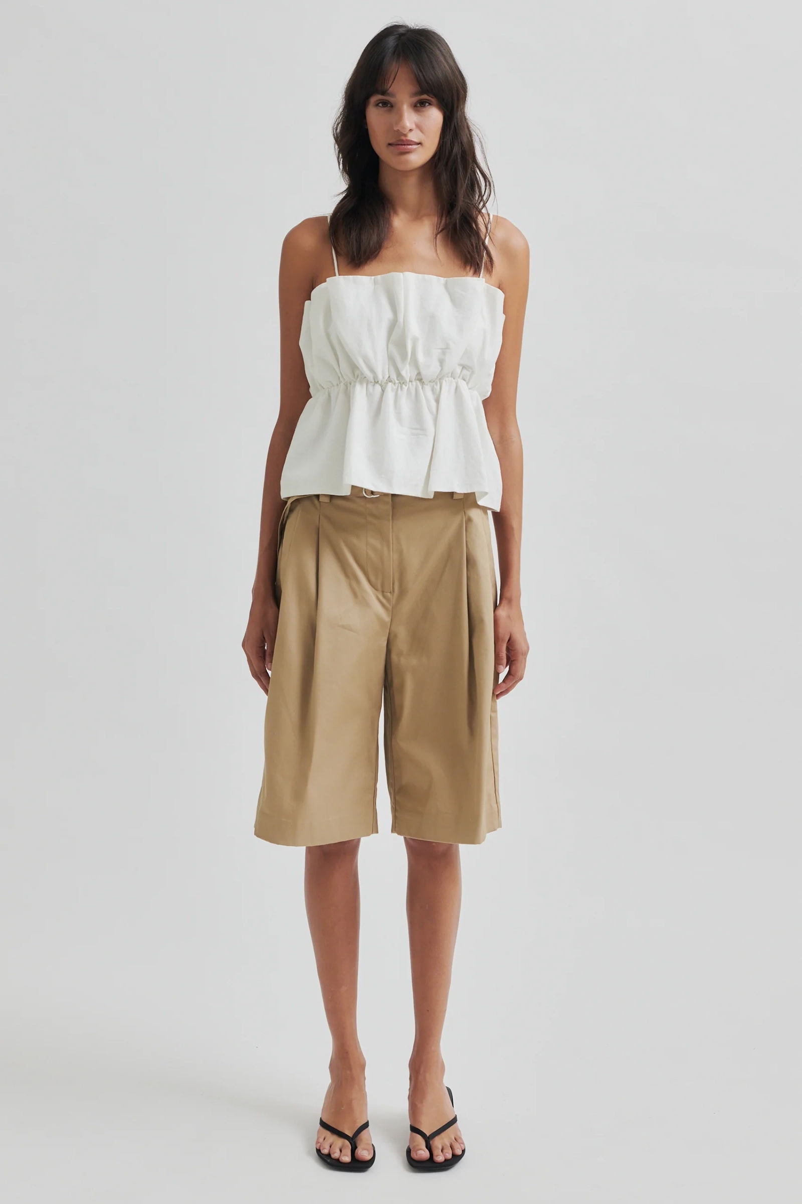 Dames top ecru