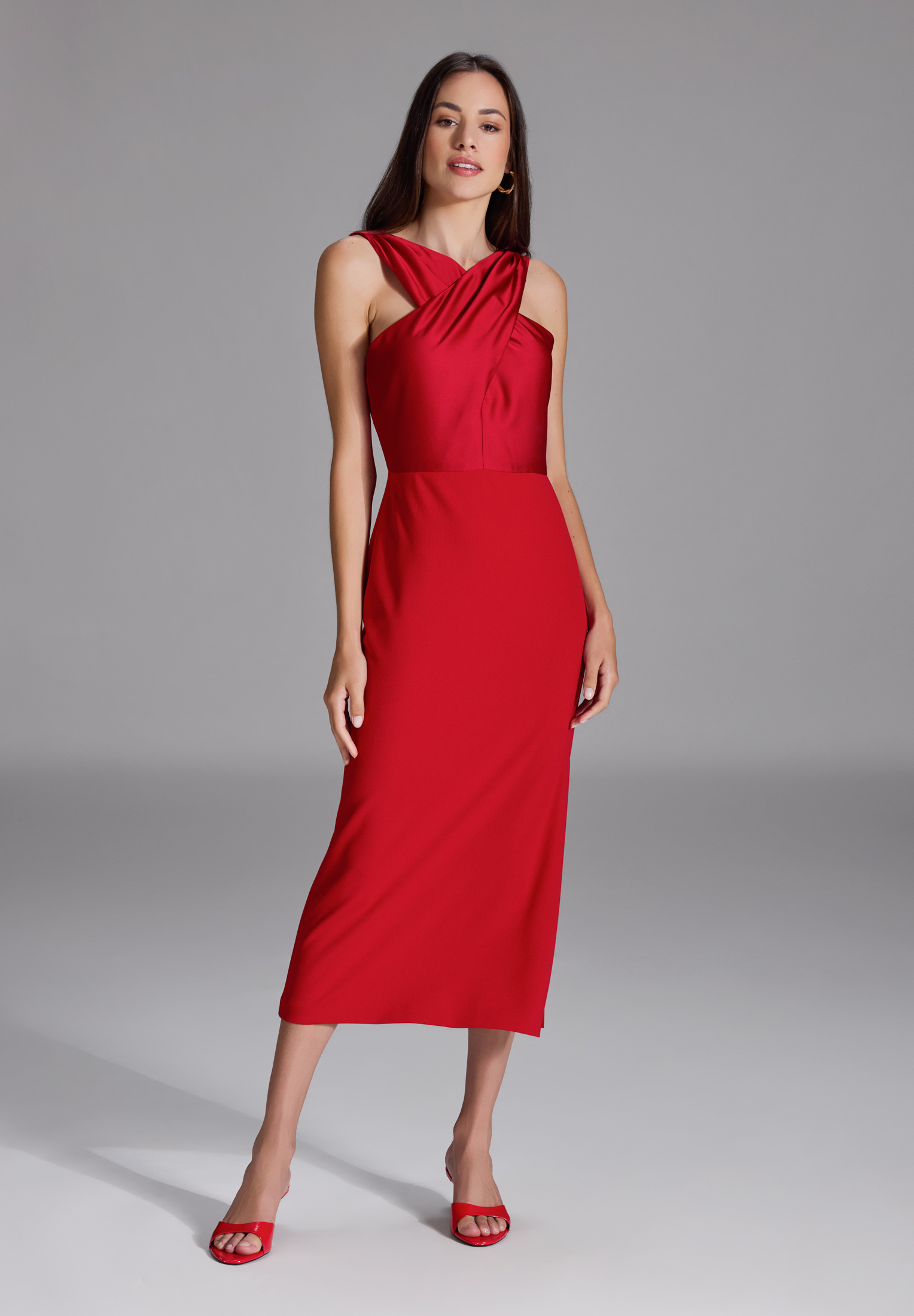 Dames jurk rood