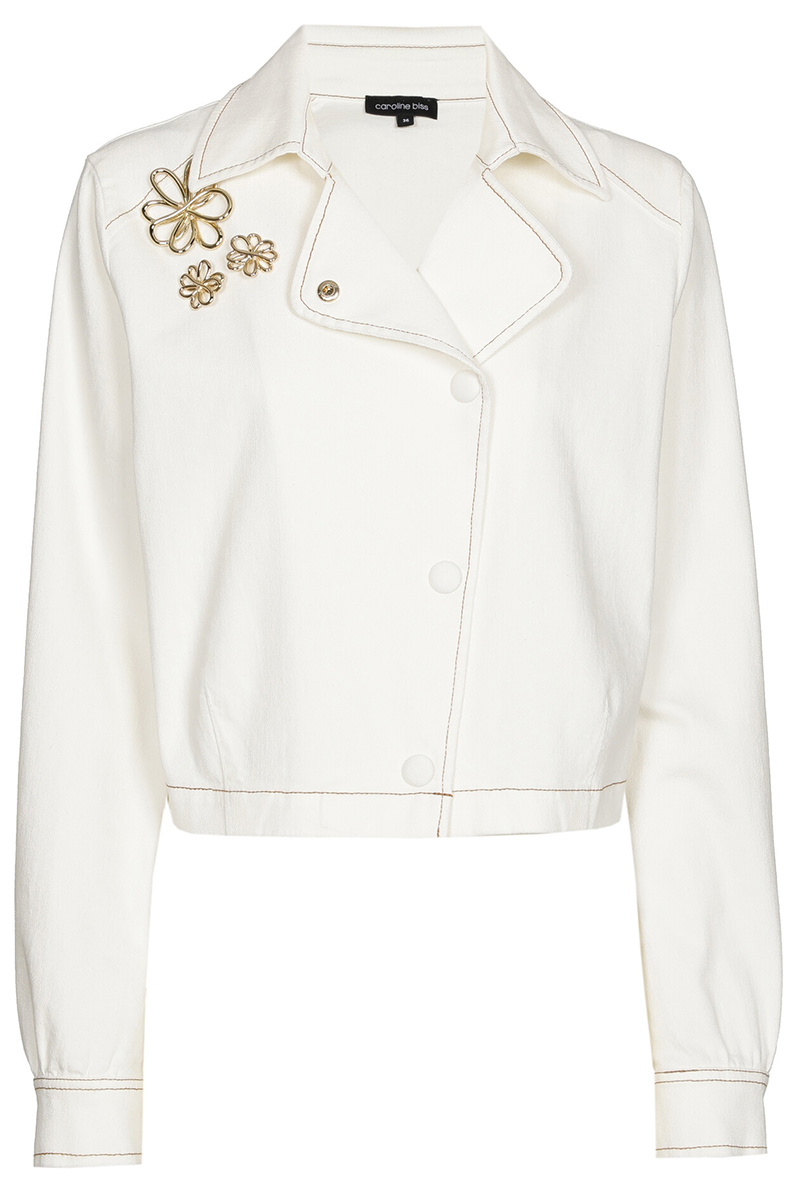 Dames blazer ecru