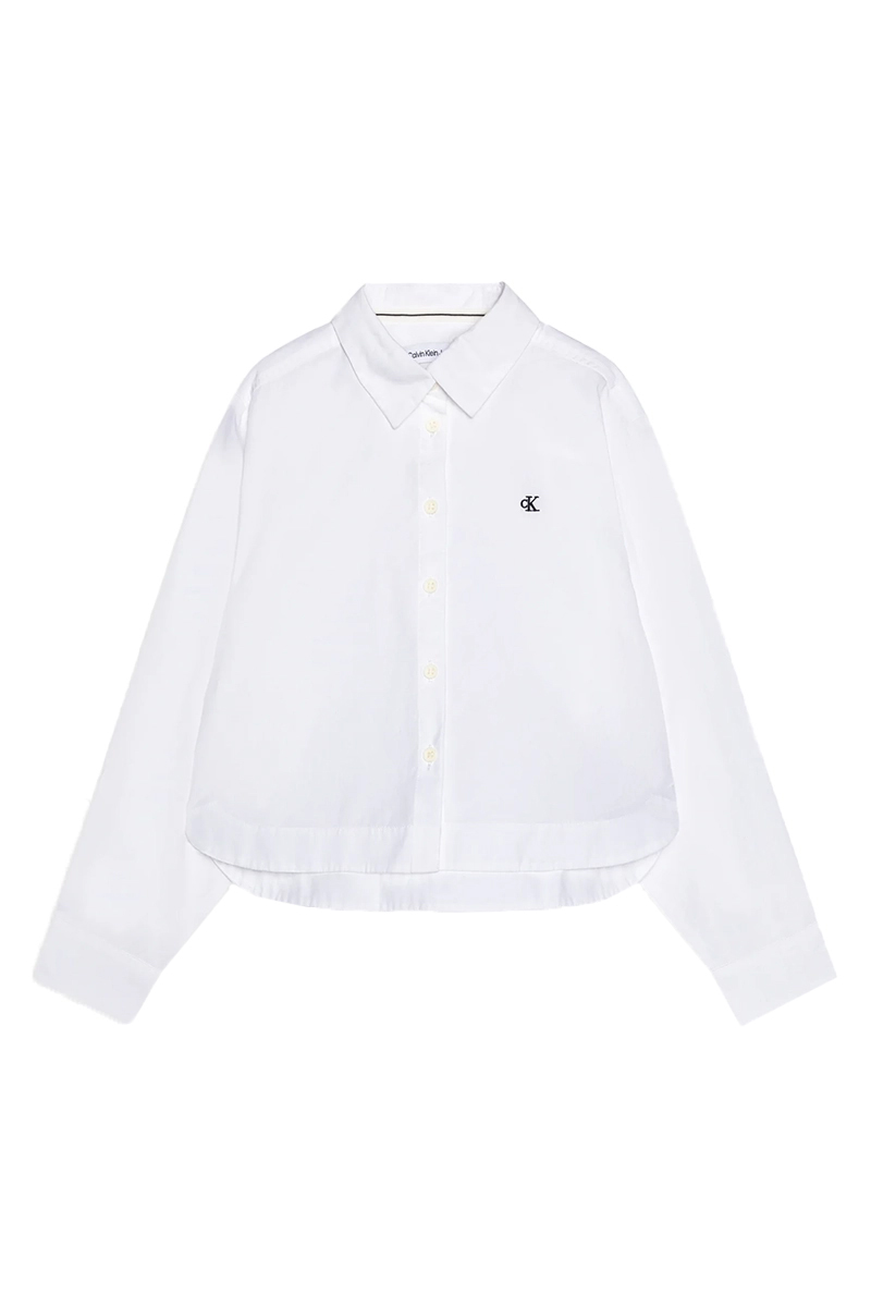 Calvin Klein Oversized poplin shirt Wit-1 1