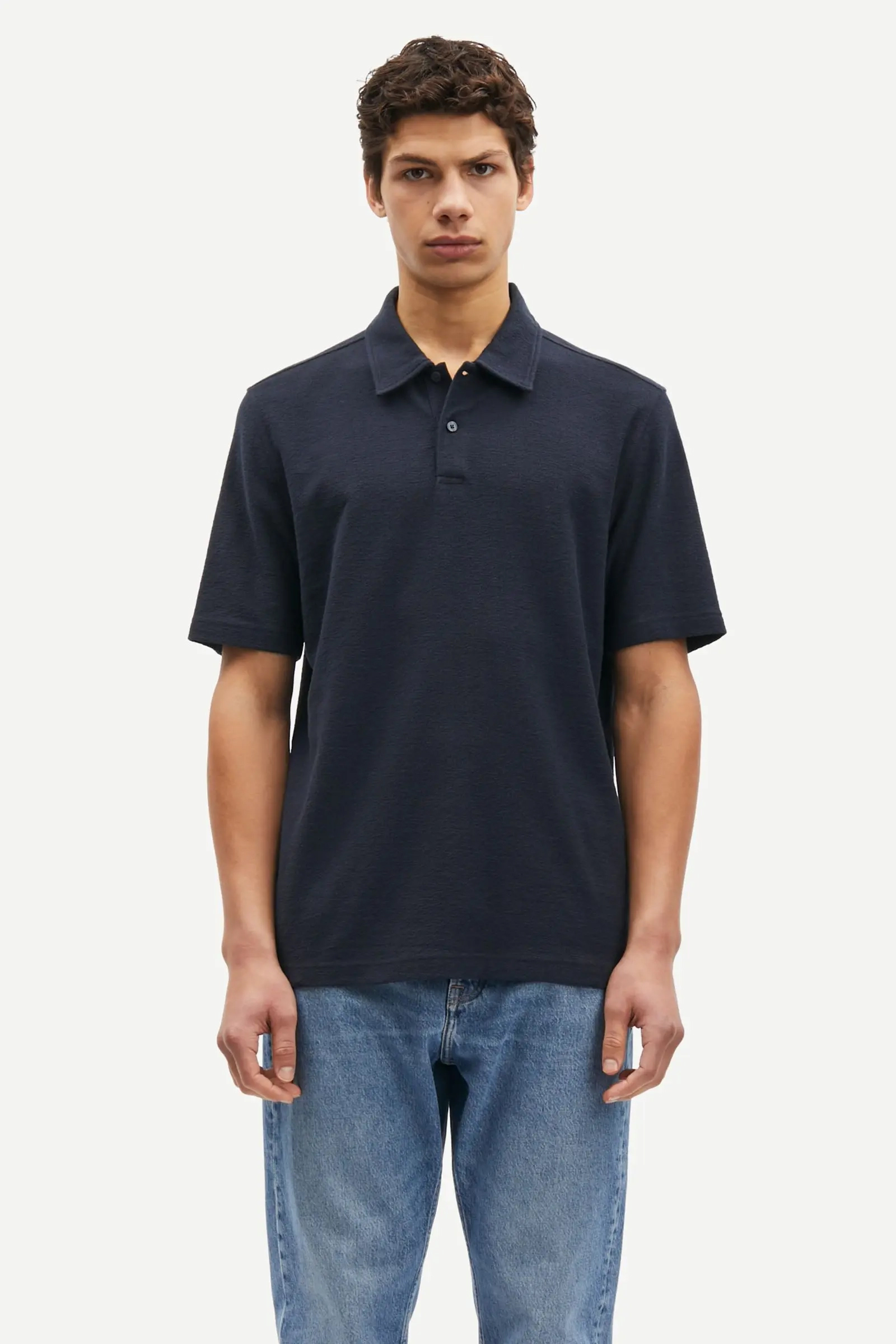 Samsøe Samsøe SAKWISTBRO POLO 11600 Blauw-1 2