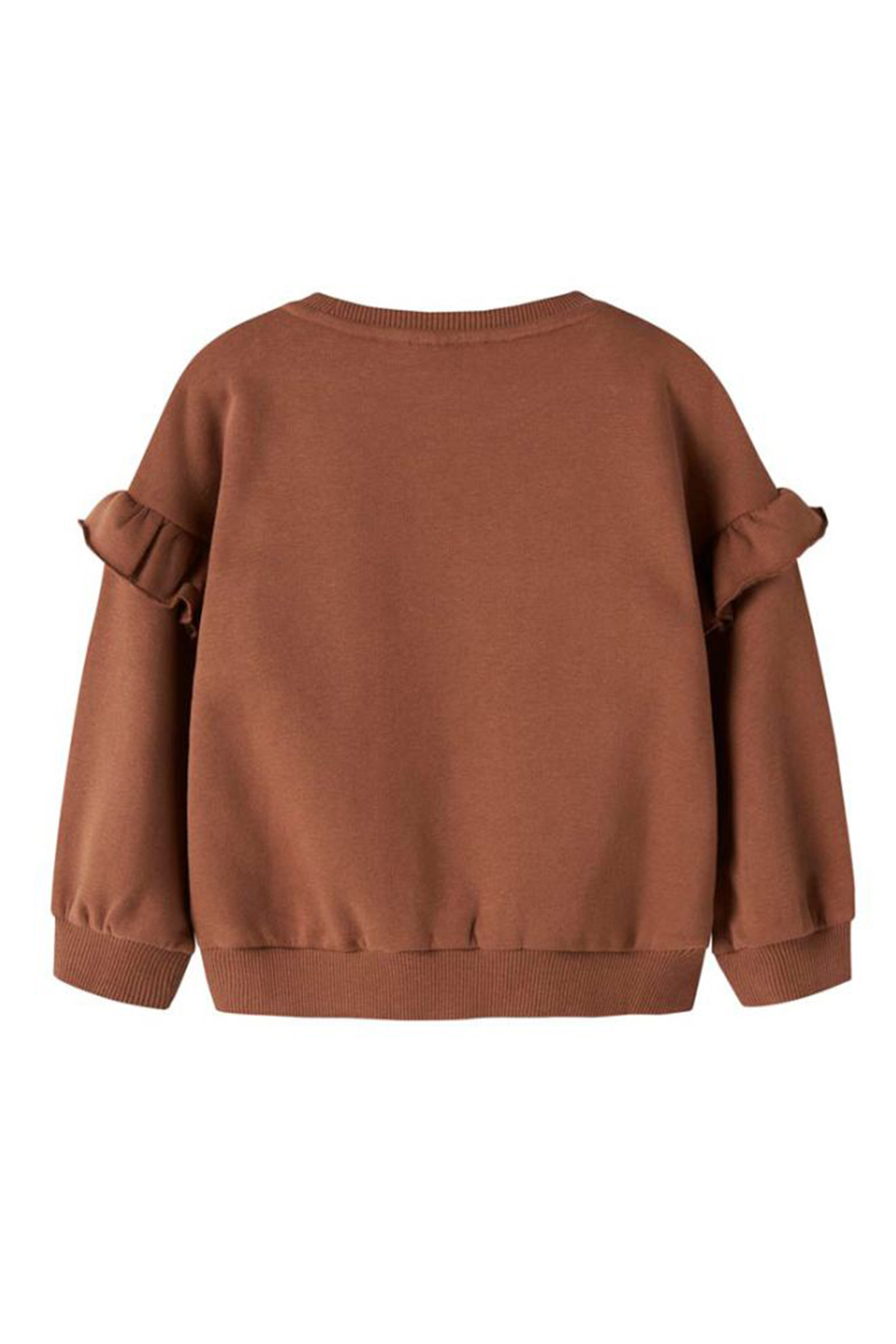 Meisjes sweater bruin