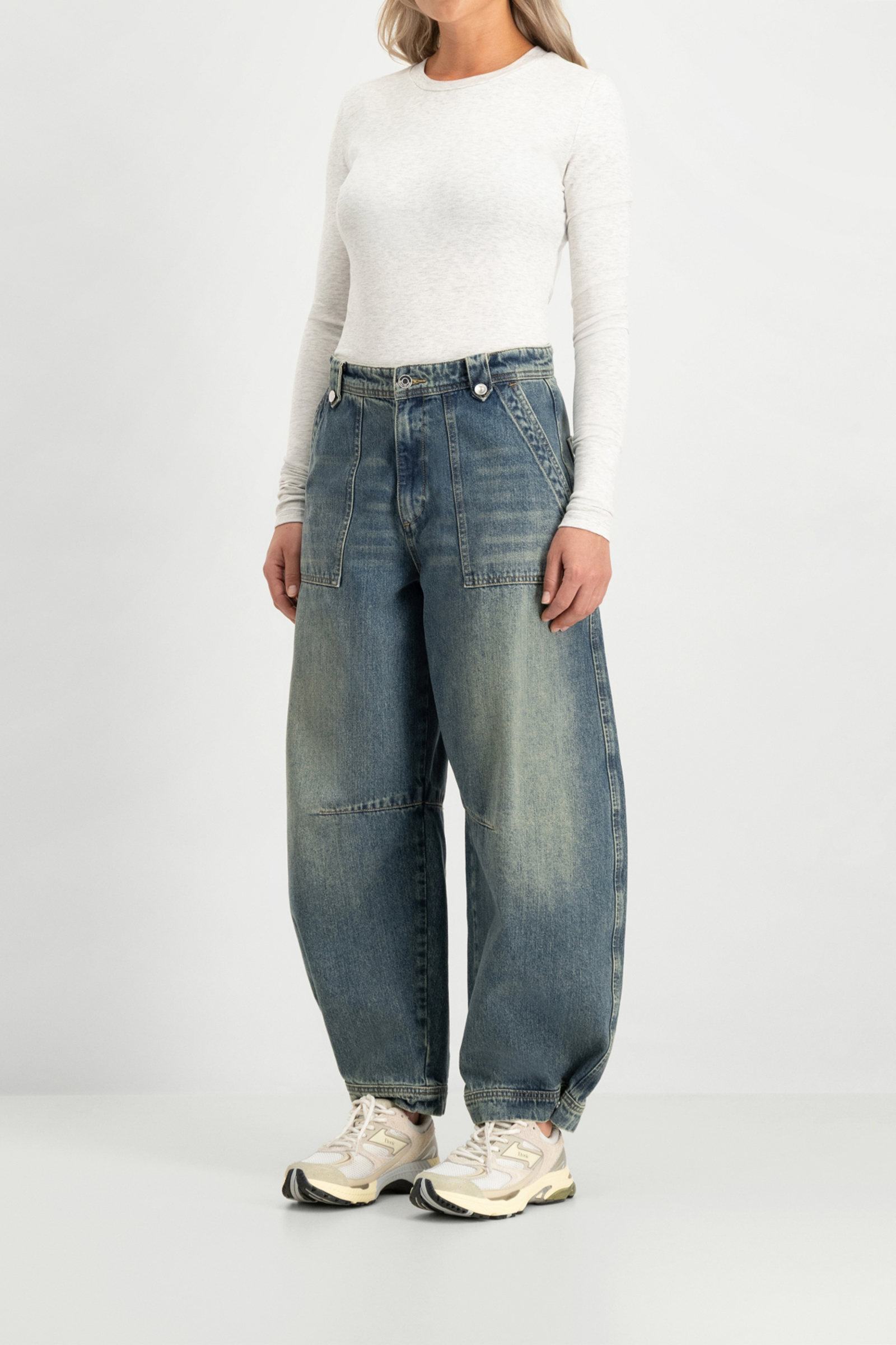 Dames jeans blauw