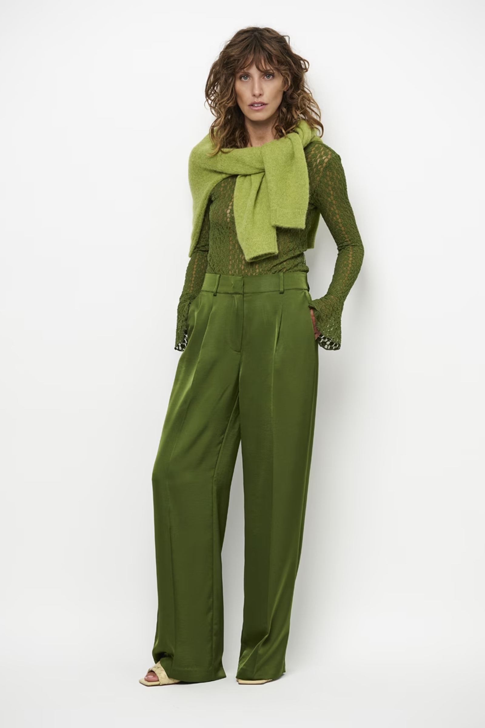 Dames broek groen