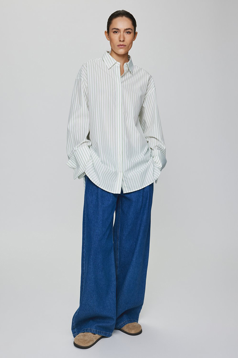 Dames broek blauw