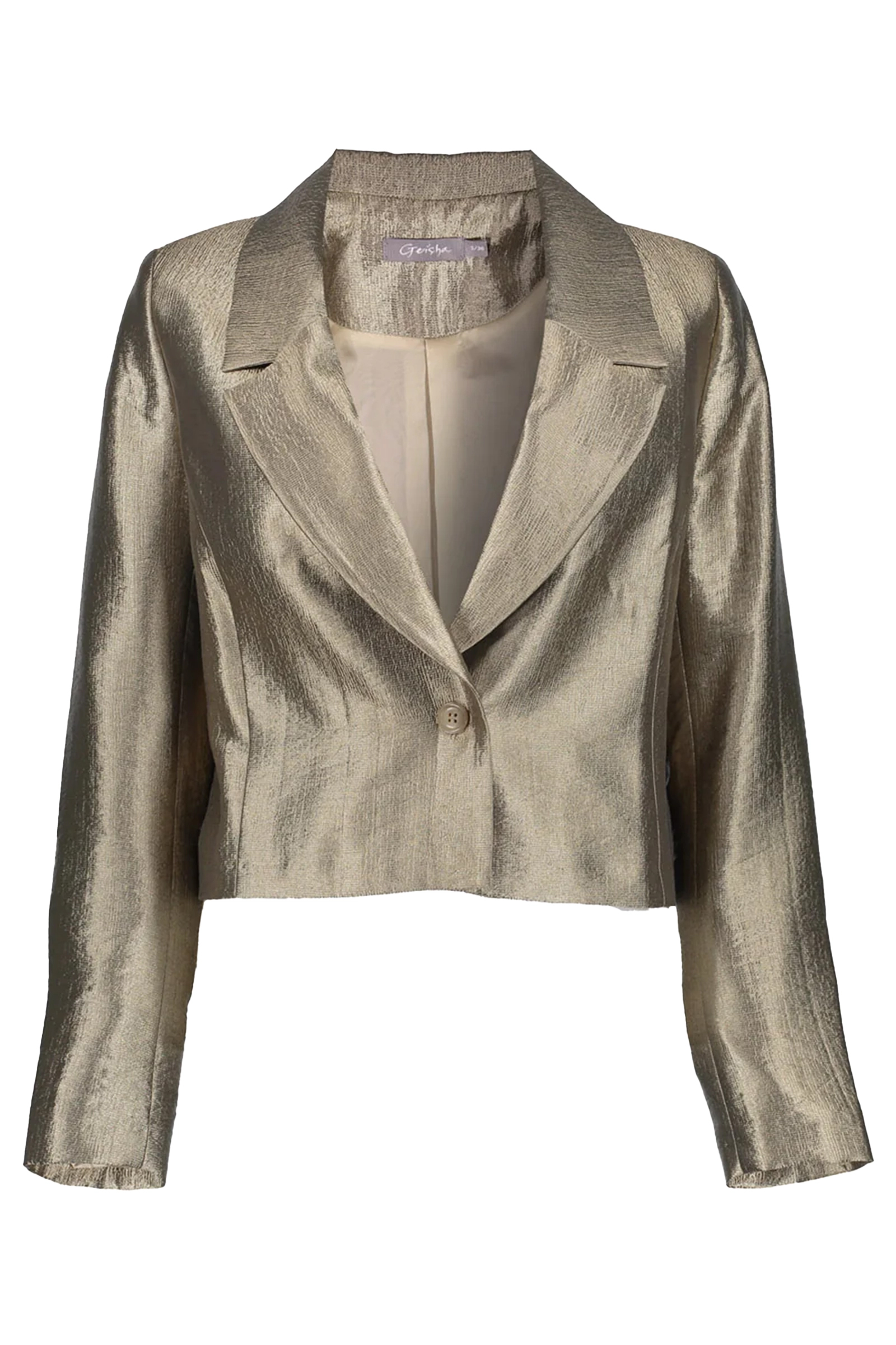 Dames blazer goud